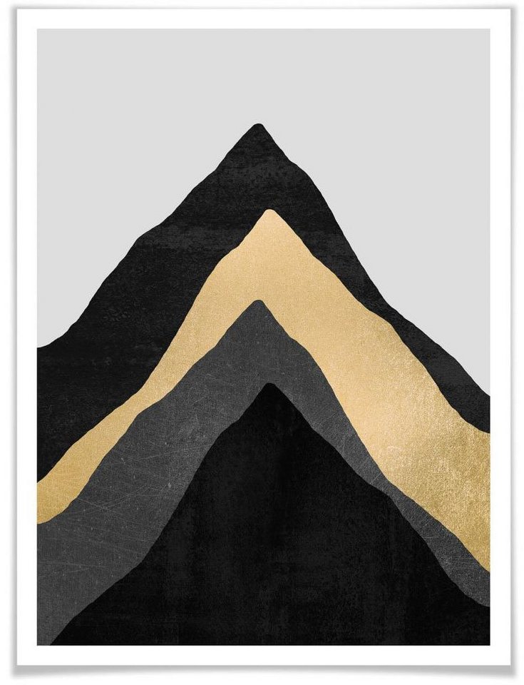 Wall-Art Poster »Vier Berge«, Berge (1 Stück)-kaufen