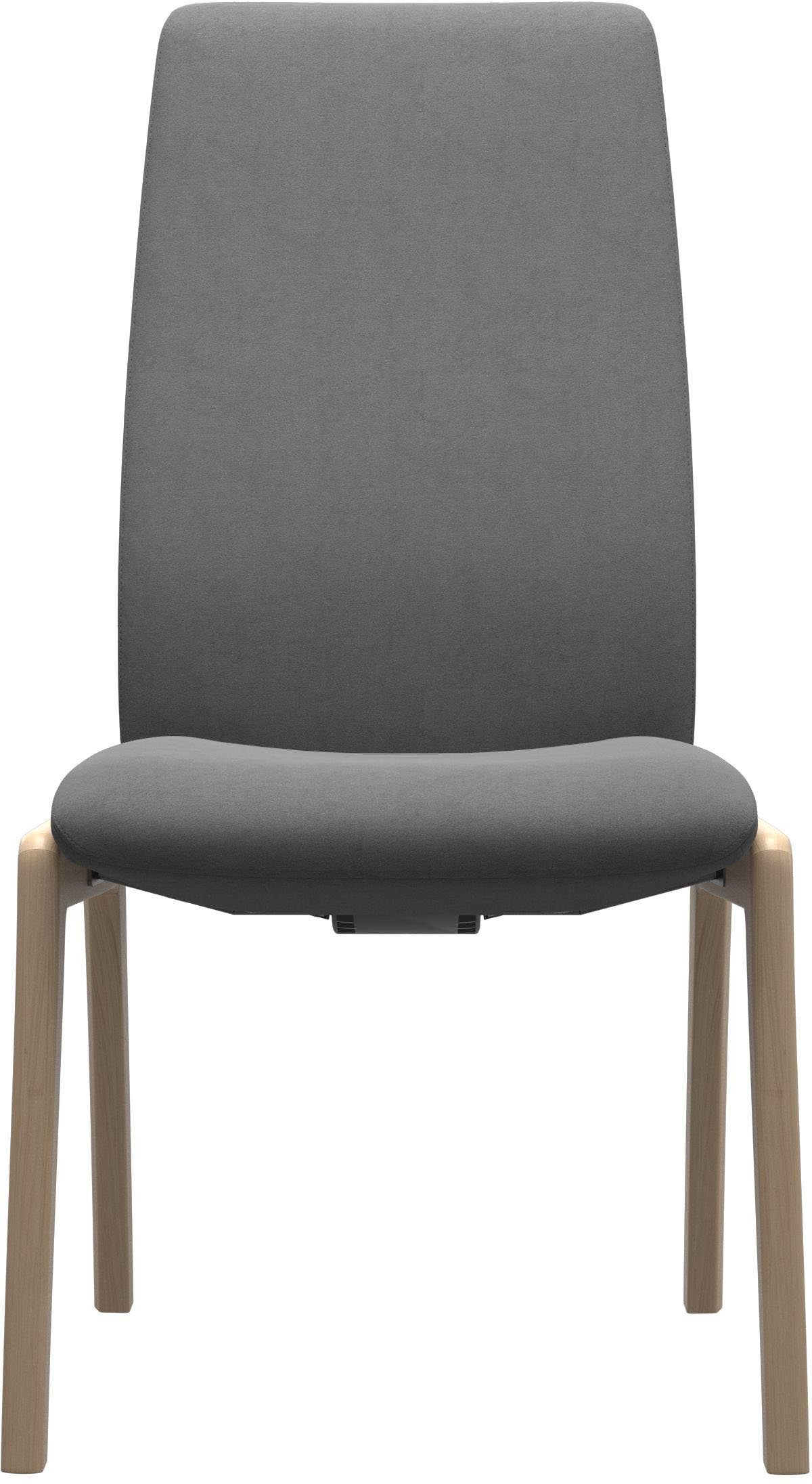 Laurel, mit Stressless® Größe Back, abgerundeten High Polsterstuhl Beinen Schwarz L, in