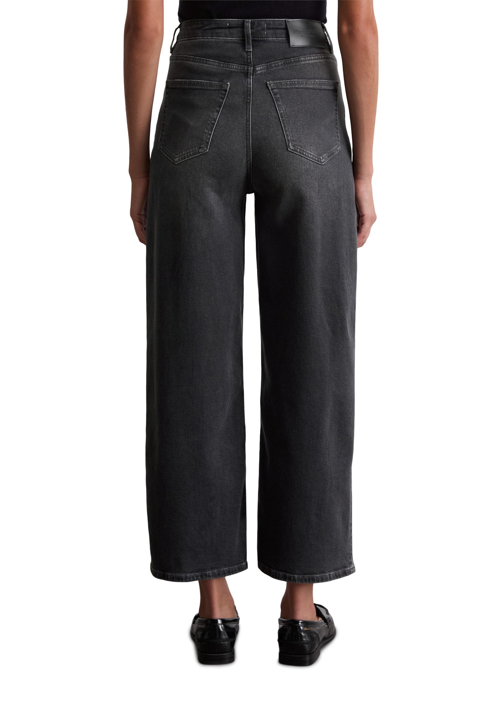 Marc O'Polo Weite Jeans TOLVA hohe Leibhöhe, aus Bio-Baumwolle mit Stretch günstig online kaufen