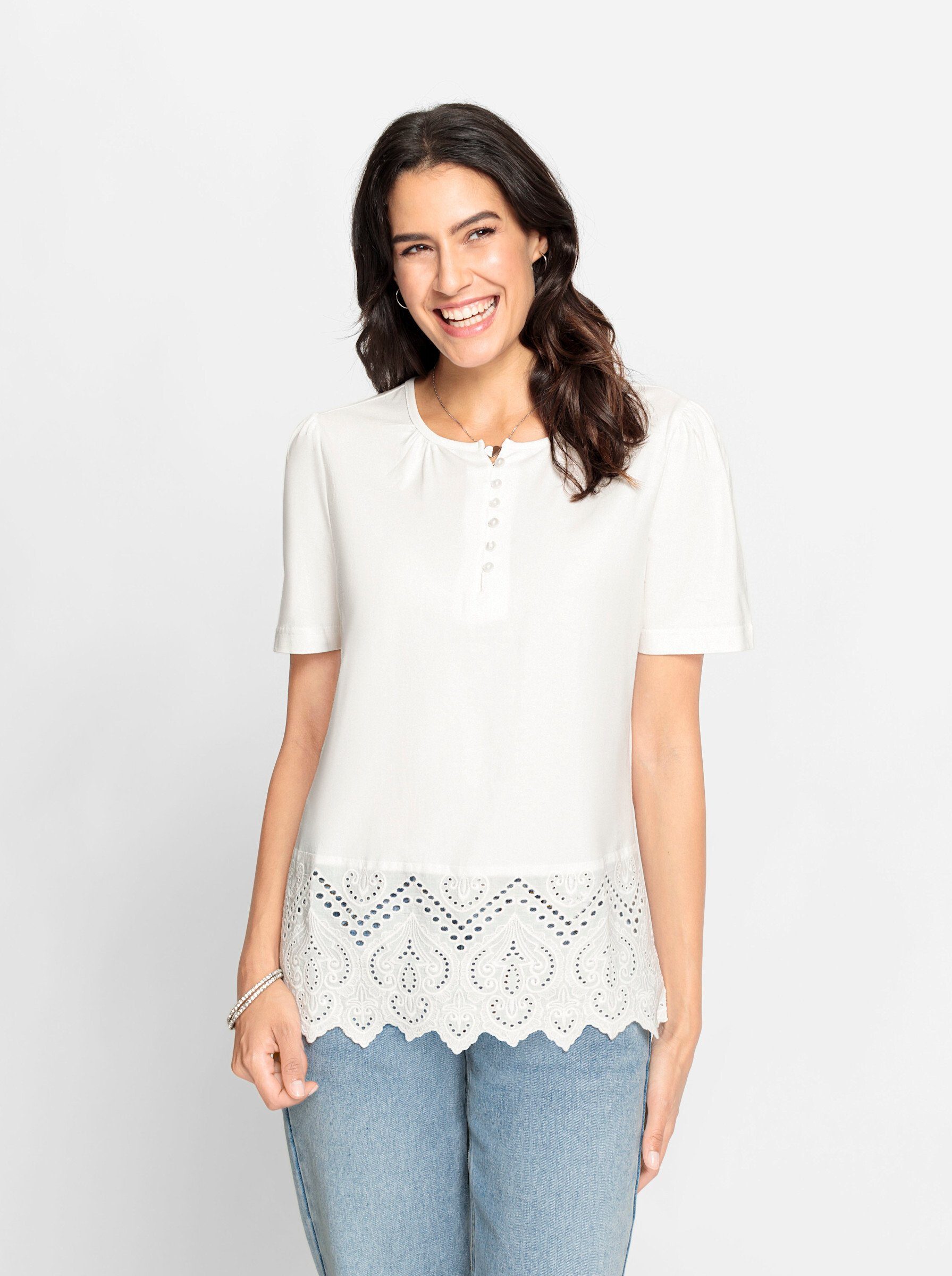 Witt T-Shirt Spitzenshirt . günstig online kaufen