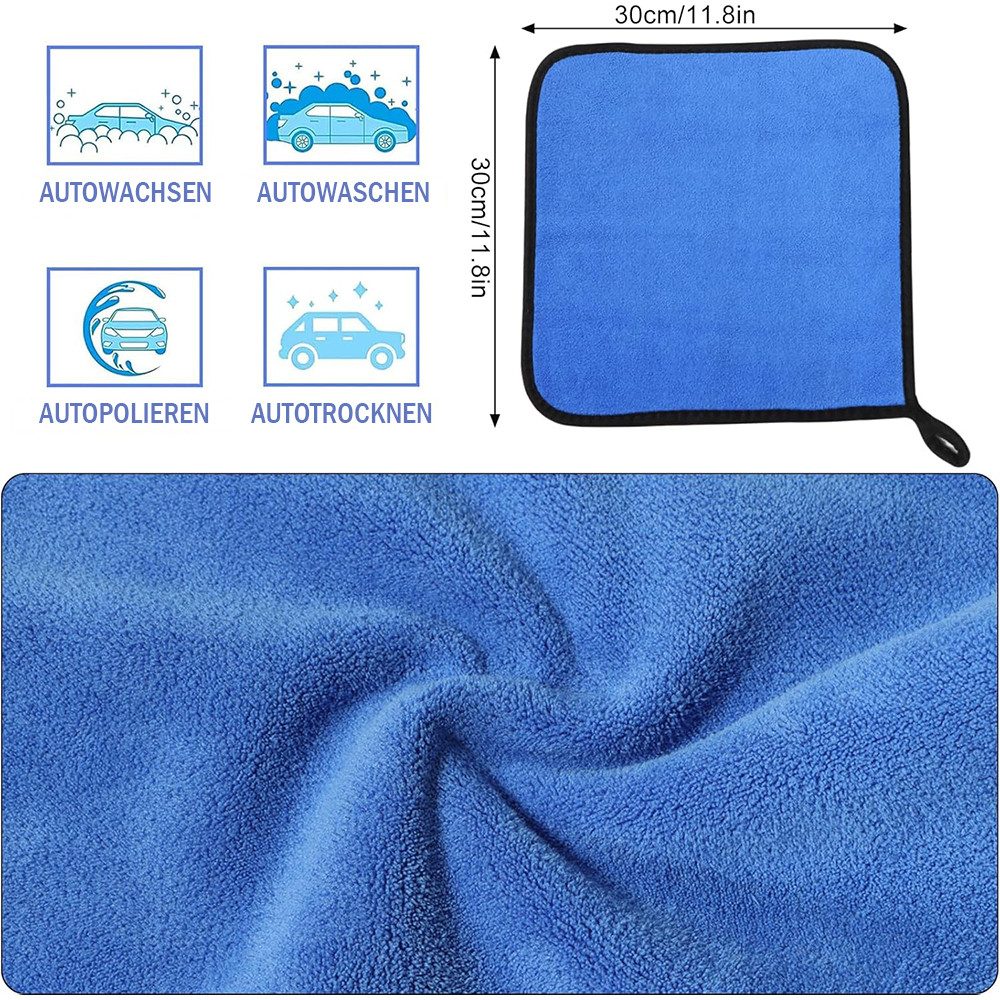 AFKSMILE Autowaschbürste Auto Pinsel, 7 Stück Reinigungspinsel Auto Set, Auto reinigungspinsel, (7-tlg), Zur Reinigung von Felgen, Autoinnenräumen, Lüftungsschlitzen