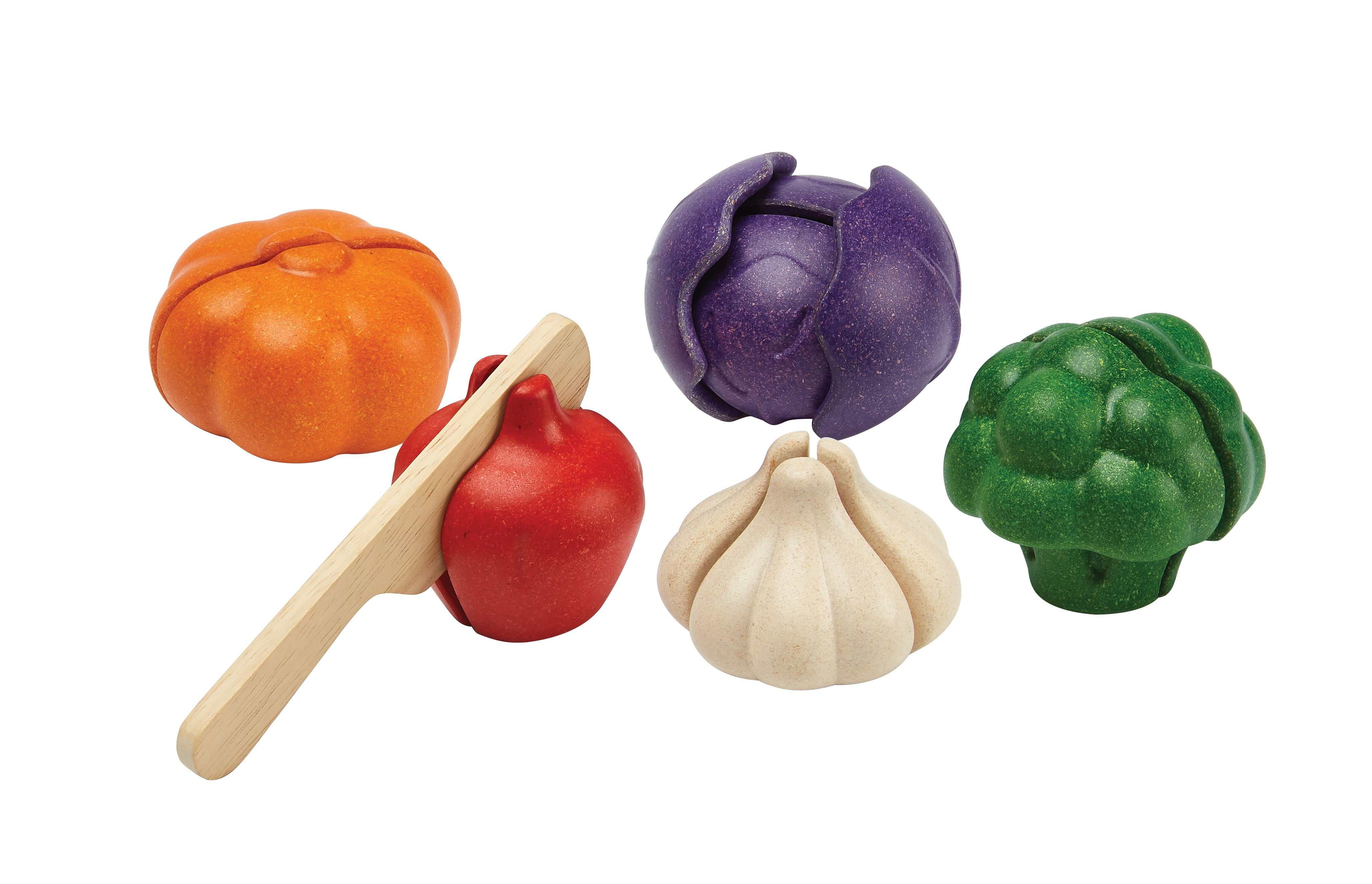Plantoys Spiellebensmittel Gemüse 5-farbiges Set, (Komplettset)