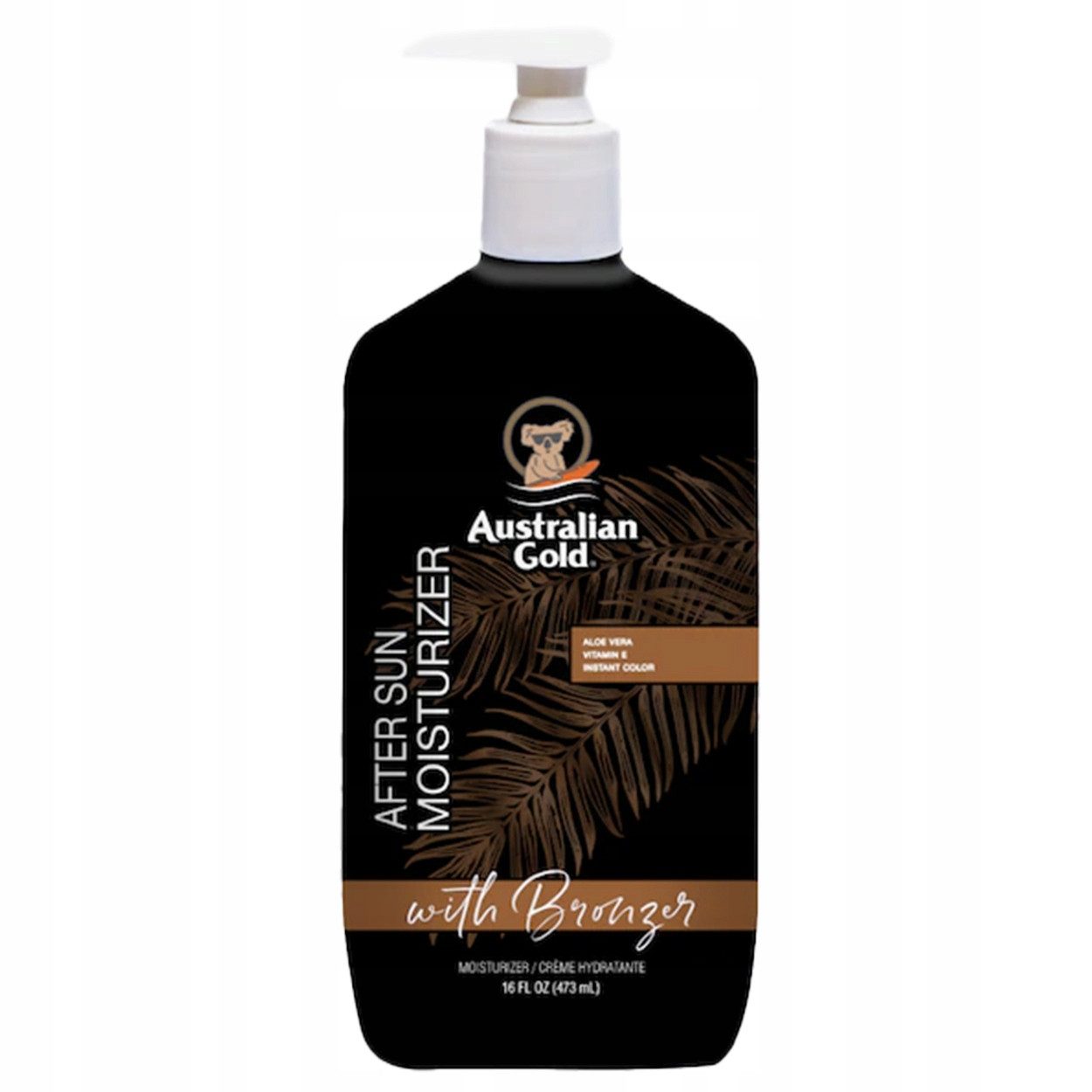 Australian Gold After Sun-Lotion Australian Gold Aftersun Moisturizer Bronzer Lotion 473 ml, 1-tlg., Mit Aloe vera zur Pflege nach Sonne und Solarium