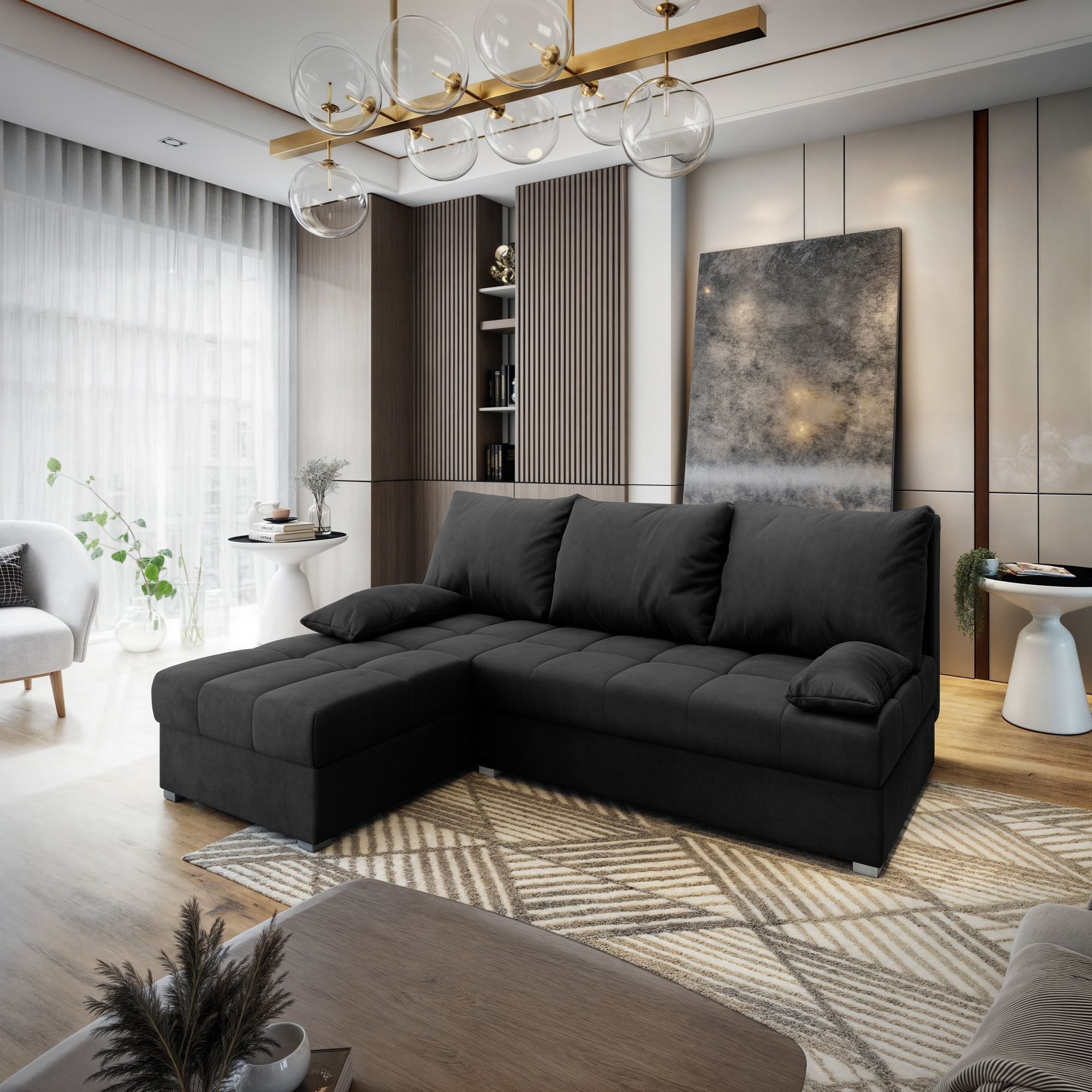 Masseno Ecksofa RITA mit Schlaffunktion L-Form, günstig online kaufen