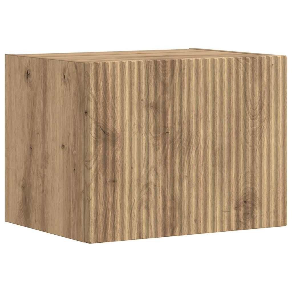 vidaXL TV-Wand TV-Wandschrank Kunsthandwerk Eiche 60 x 31 x 29,5 cm, (1-St) günstig online kaufen
