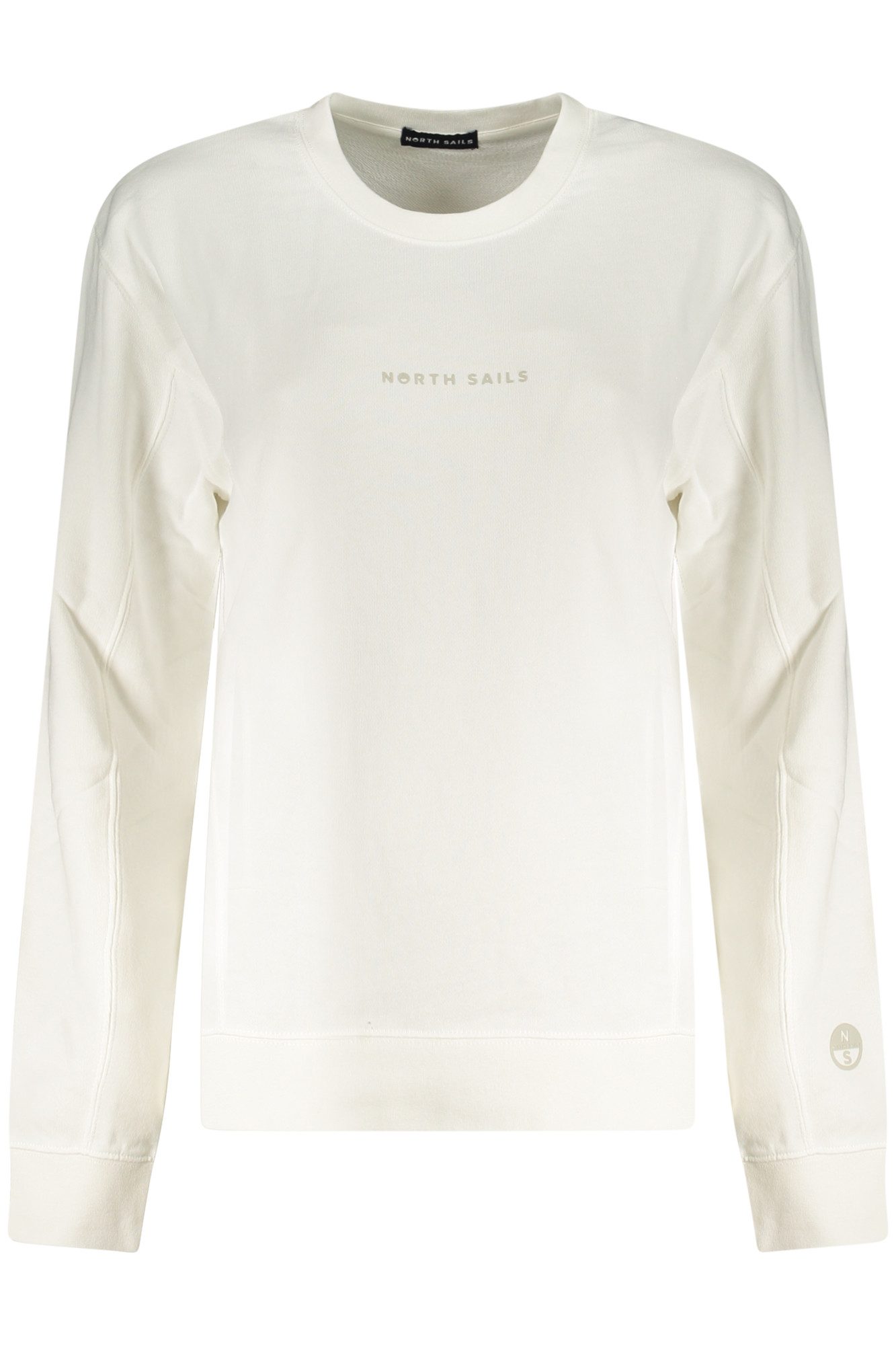 North Sails Sweatshirt Damen Sweatshirt Weiß: Langarm, Rundhals