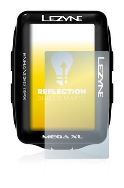 upscreen Schutzfolie für Lezyne Mega XL GPS, Displayschutzfolie, Folie matt entspiegelt Anti-Reflex