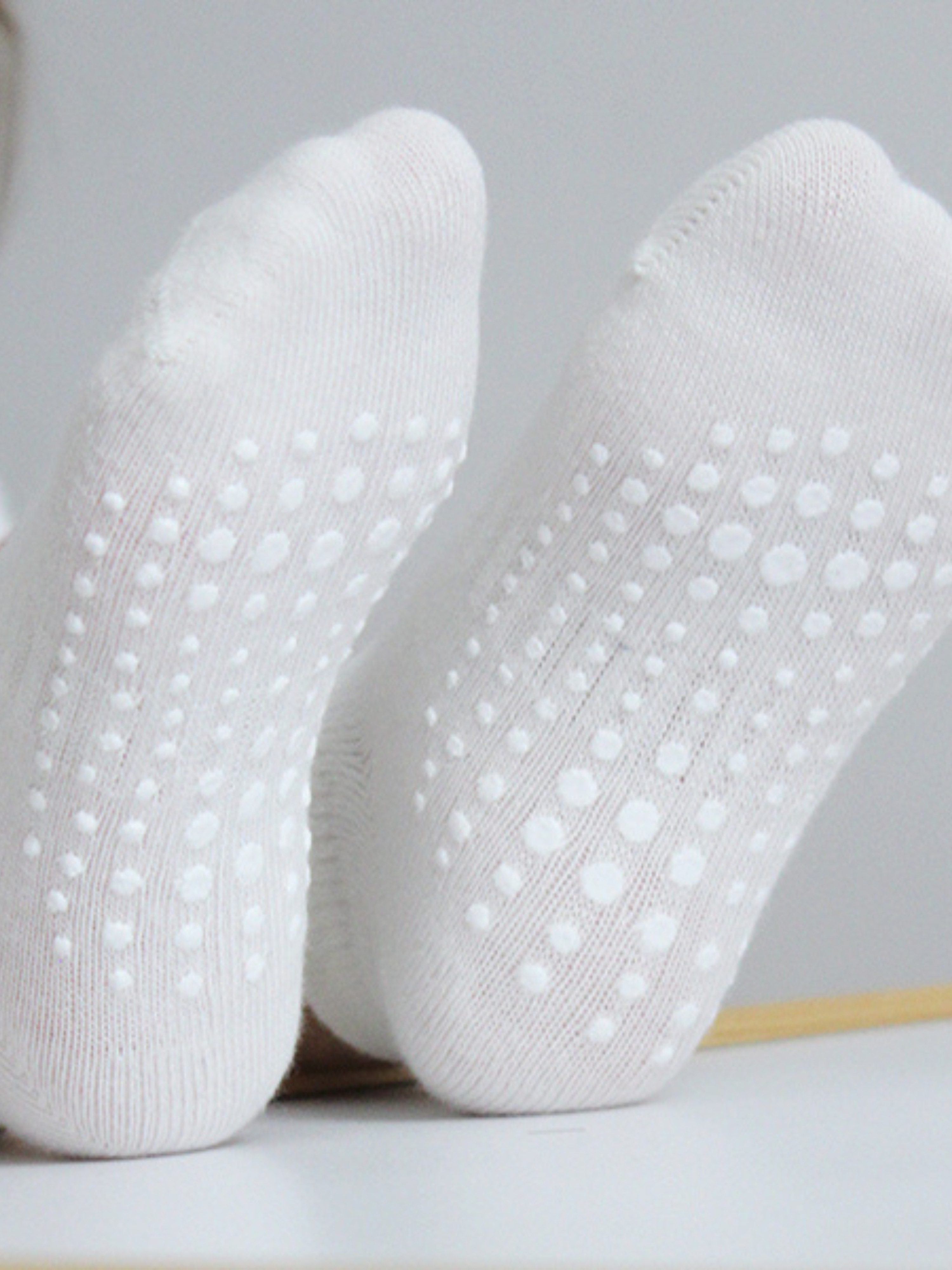 bistyle Sneakersocken (6er Pack) ABS für Babys Jungen Mädchen Babysocken Kurzsocken (Set, 6-Paar, 6er-Pack) Anti-Rutsch Bio-Baumwolle GOTS zertifiziert 0-6 Mona – Bild 4 von 5