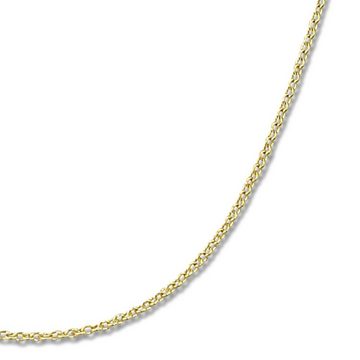 GoldDream Goldkette GoldDream Damen Colliers Halskette 40cm (Collier), Damen Colliers Halskette 40cm, 333 Gelbgold - 8 Karat, Farbe: goldfarb