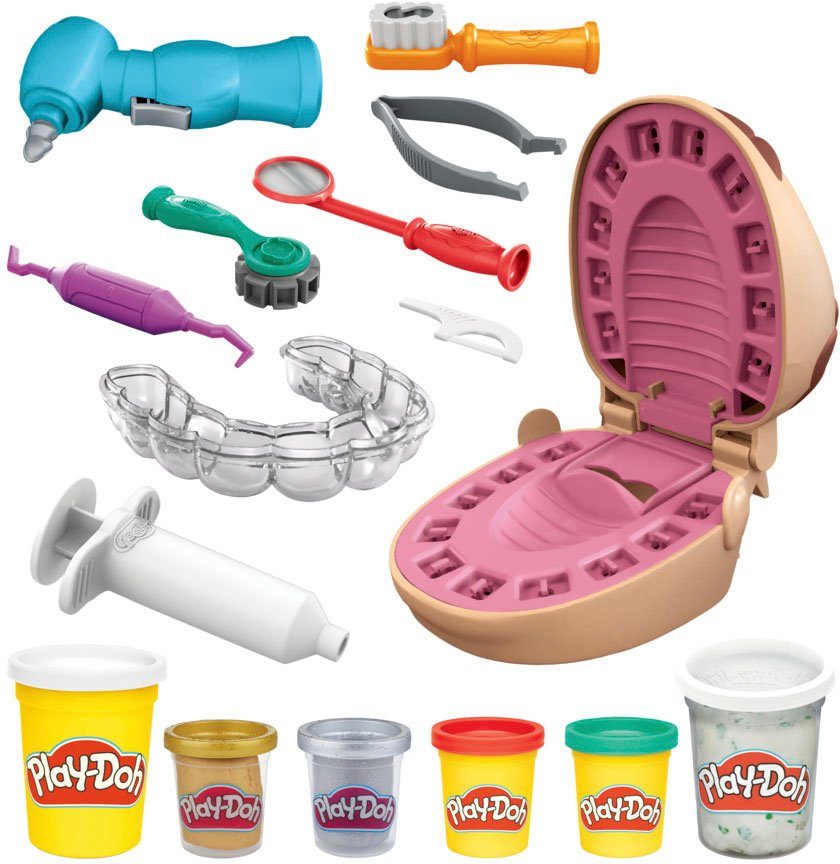 Hasbro Knetform-Set Play-Doh Zahnarzt Dr. Wackelzahn