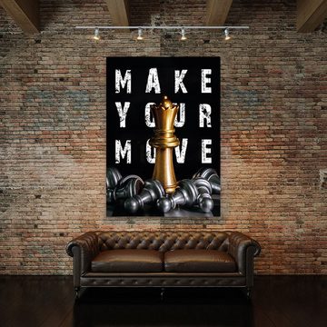ArtMind XXL-Wandbild YOUR MOVE, Premium Wandbilder als Poster & gerahmte Leinwand in verschiedenen Größen, Wall Art, Bild, Canva