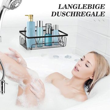 Novzep Duschablage 2er Set Duschablage ohne Bohren,Duschregal aus Edelstahl