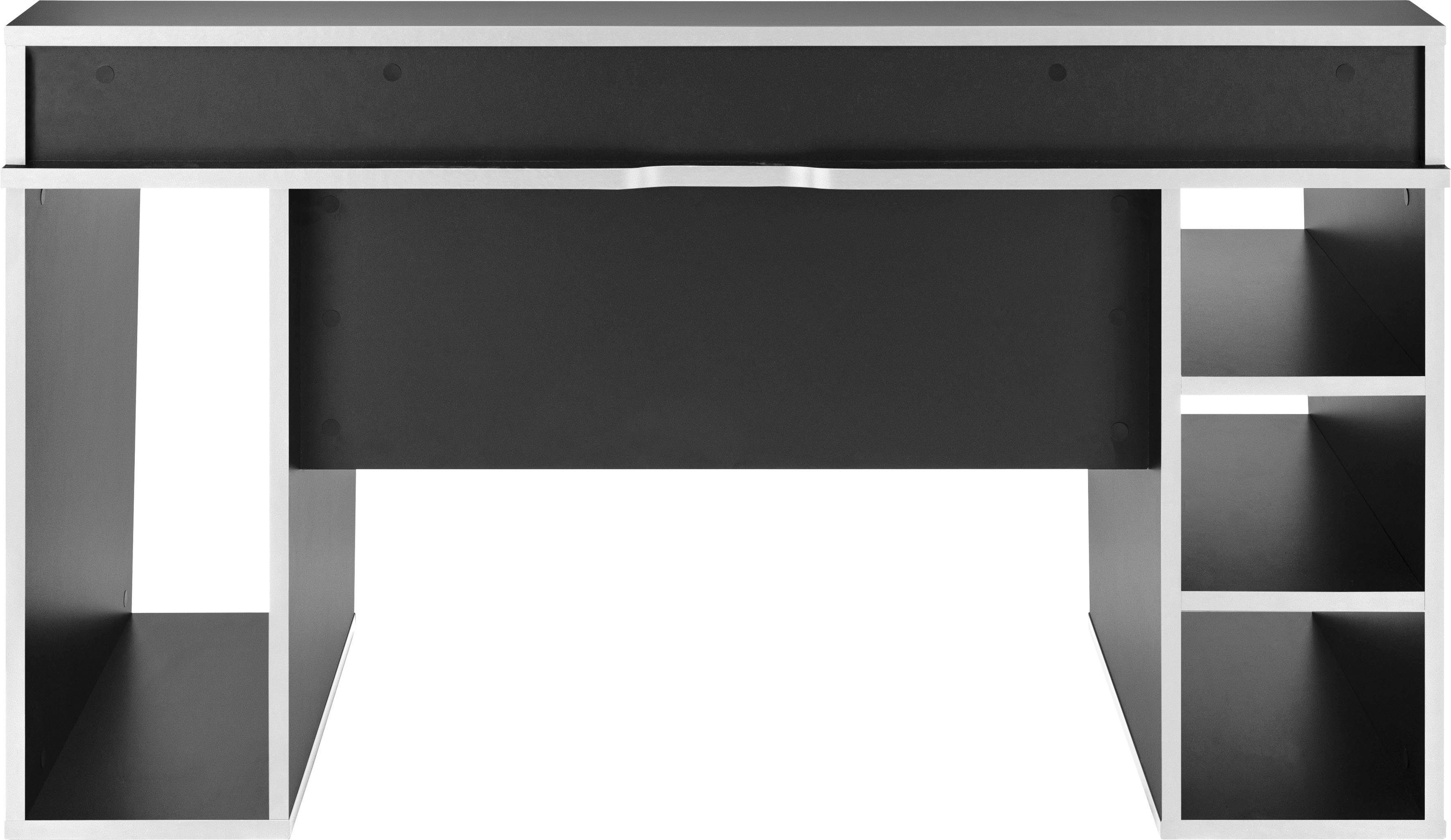 FORTE mit 160 cm Breite RGB-Beleuchtung, Tezaur, Gamingtisch