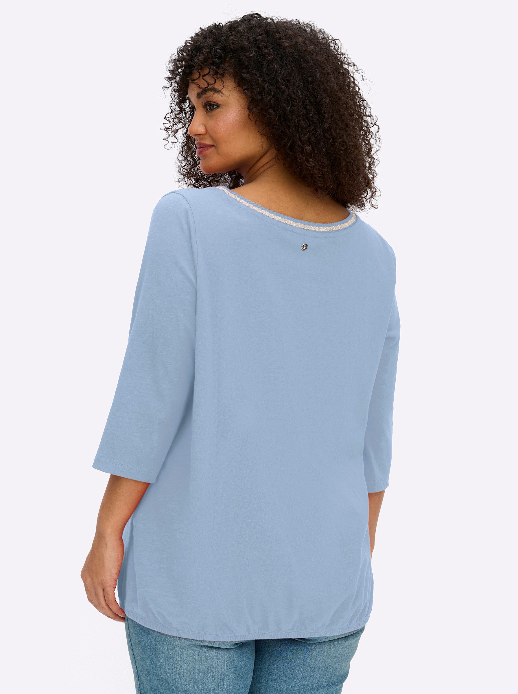 Sheego T-Shirt 3/4-Arm-Shirt 3/4-Arm – Bild 2 von 5