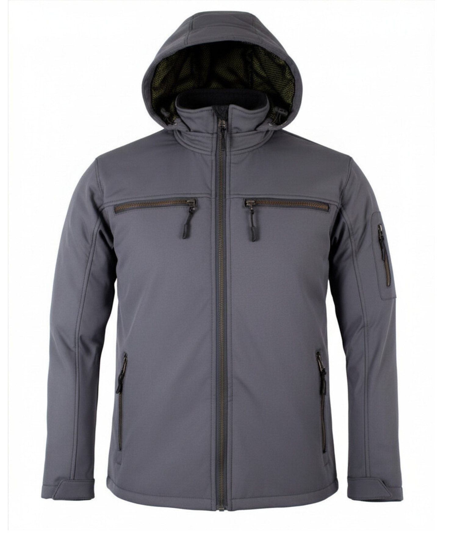 MDM Motorradjacke Herren Motorradjacke Softshelljacke mit Protektoren Aramid Verstärkung Softshell Motorradjacke mit Aramid-Verstärkung, 5 Protektoren