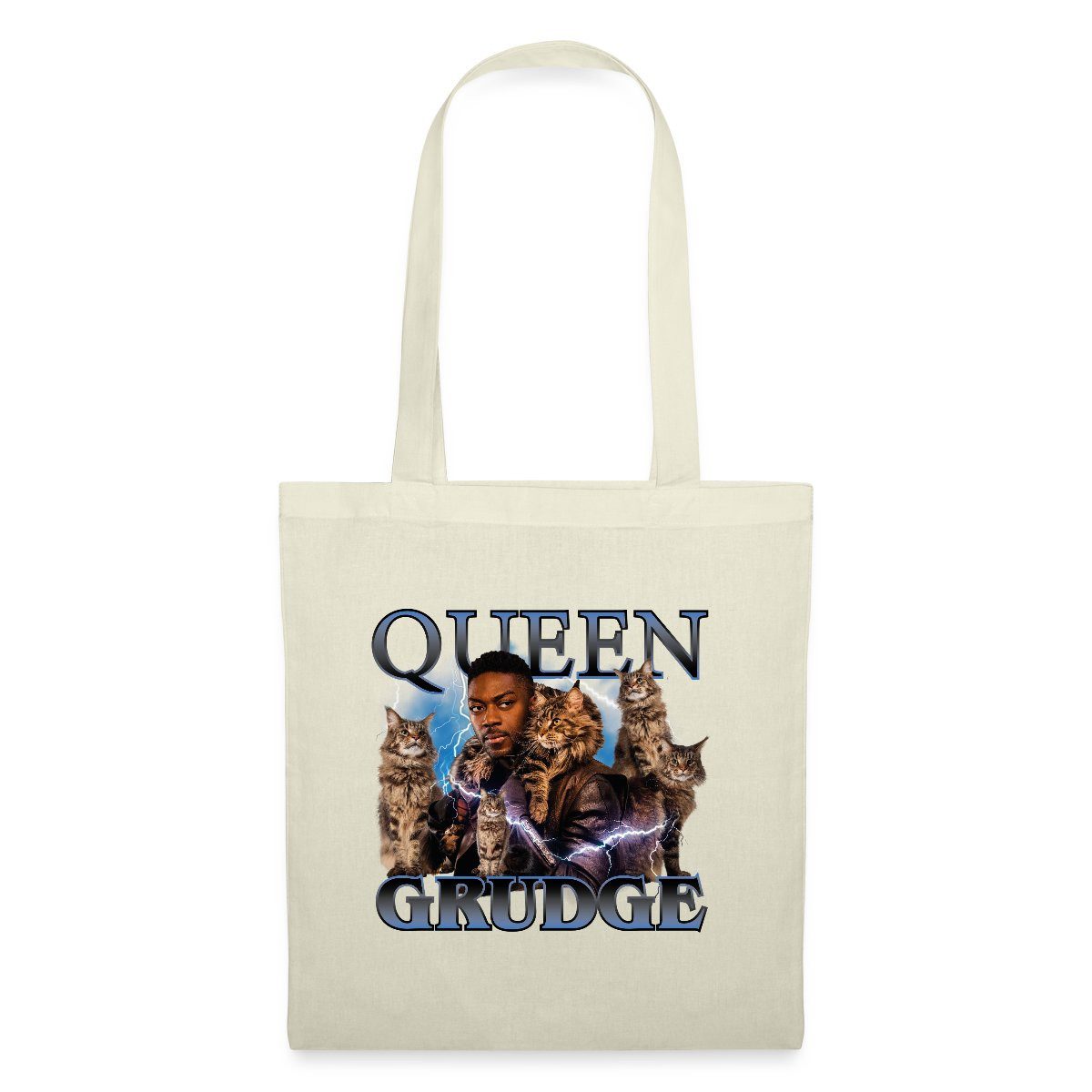 Spreadshirt Henkeltasche Star Trek Discovery Queen Grudge Katzen Stoffbeutel (1-tlg)