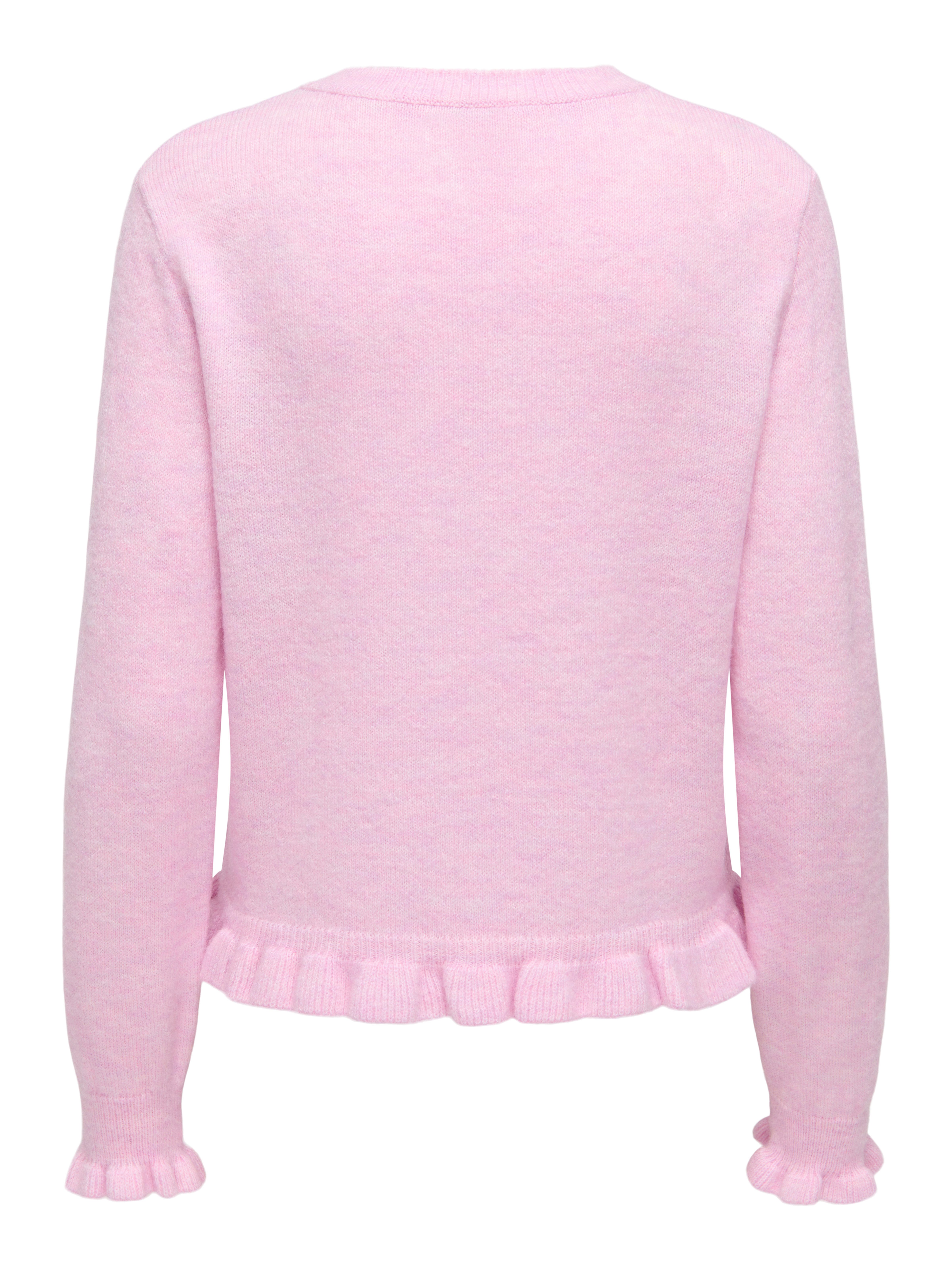 JDY Strickjacke JDYLETTY L/S ON FRILL CARDIGAN KNT NOOS günstig online kaufen