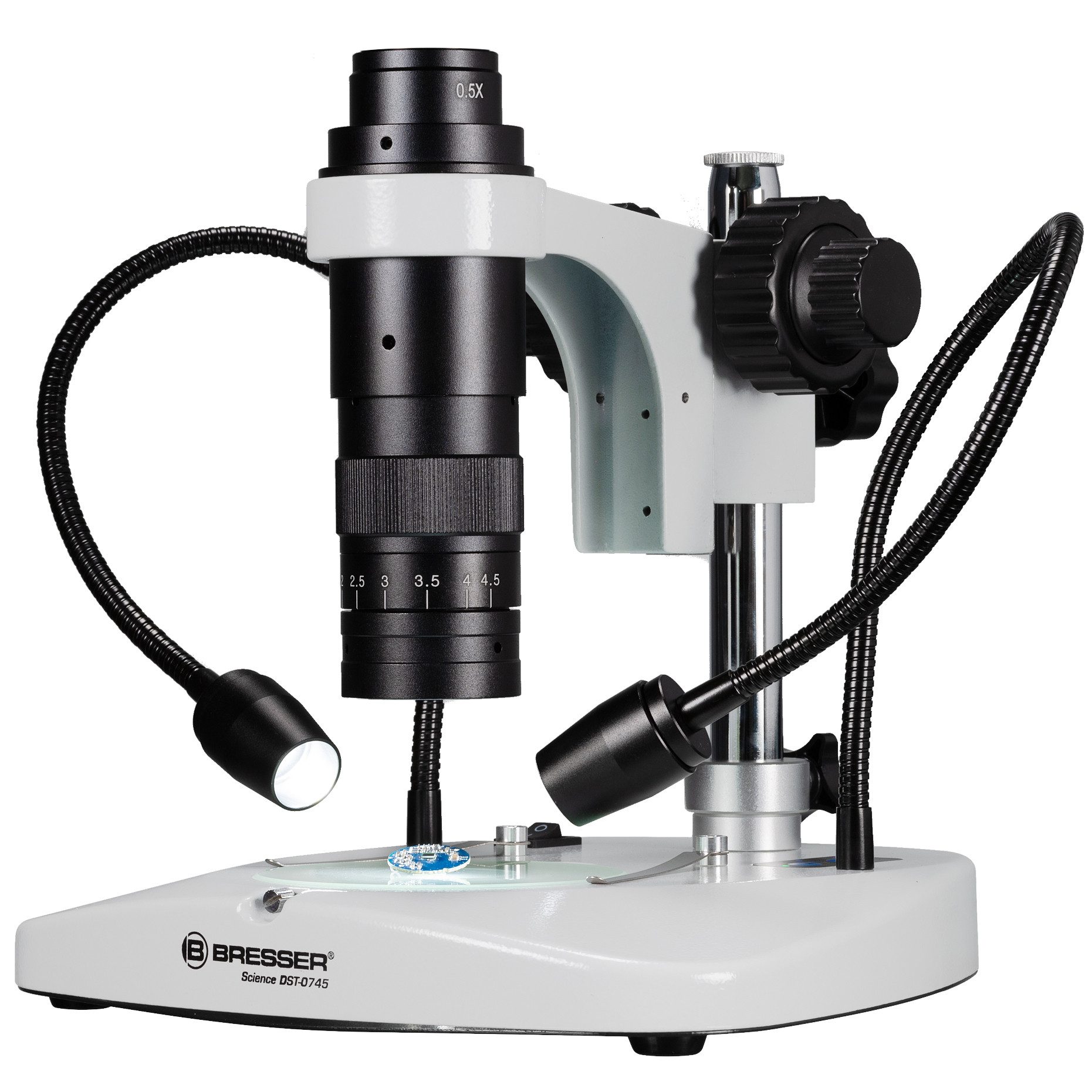 BRESSER DST-0745 Zoom-Optik für digitale Mikroskop- und Ultramakro-Au… Auf- und Durchlichtmikroskop