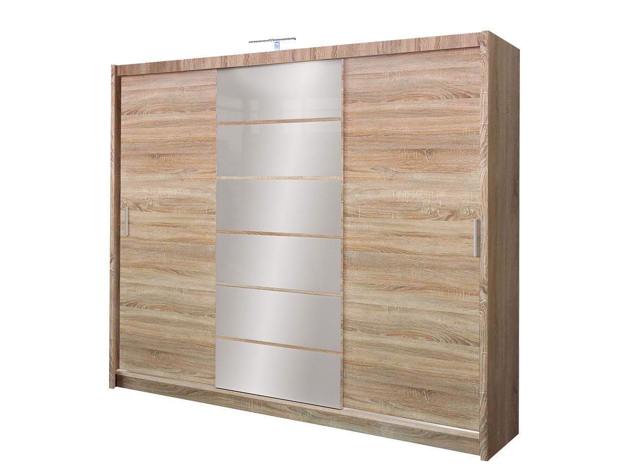 MIRJAN24 Kleiderschrank Malibu LED (mit Schiebetüren) günstig online kaufen