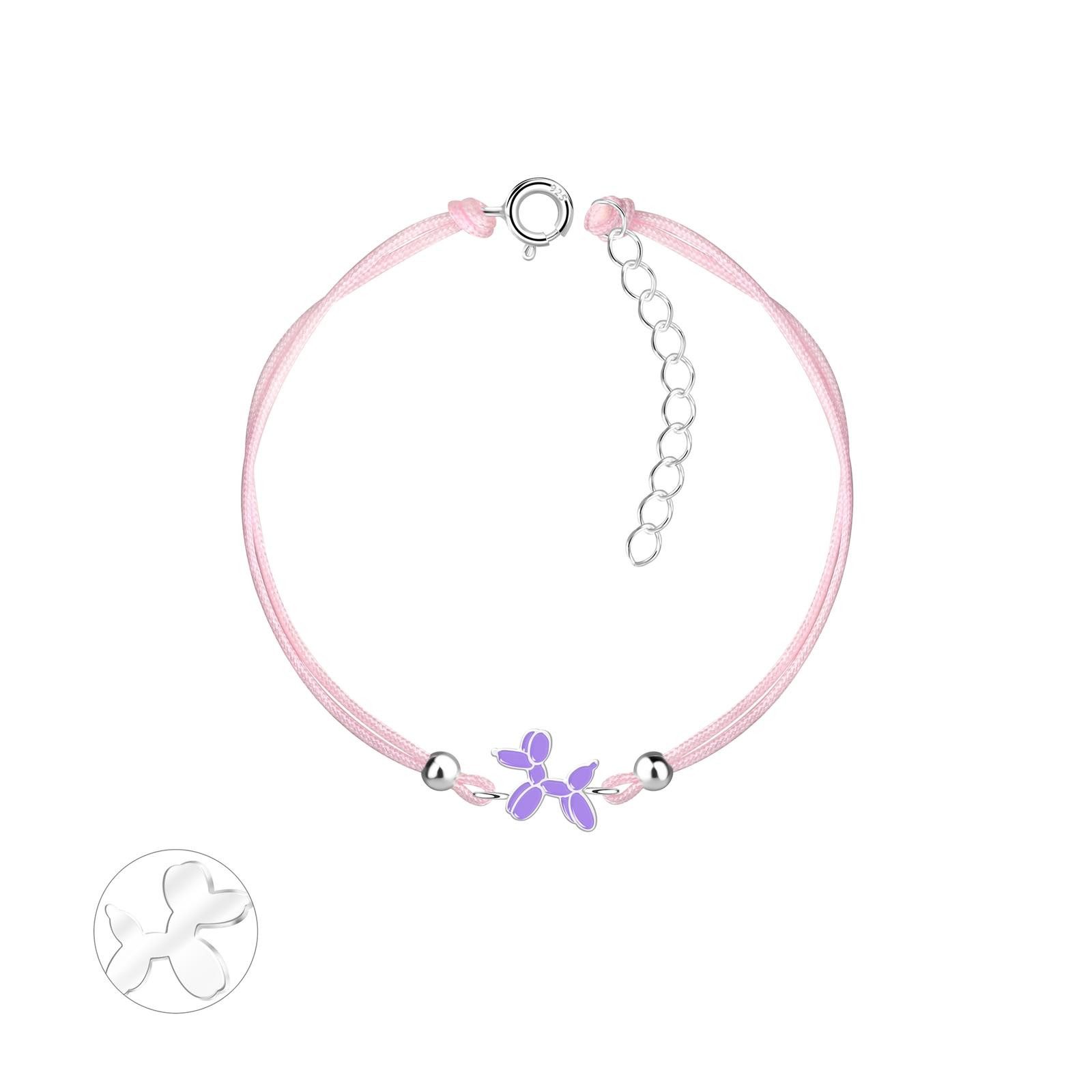 Silberarmband Ballonhund Kinder Armband 925 Silber