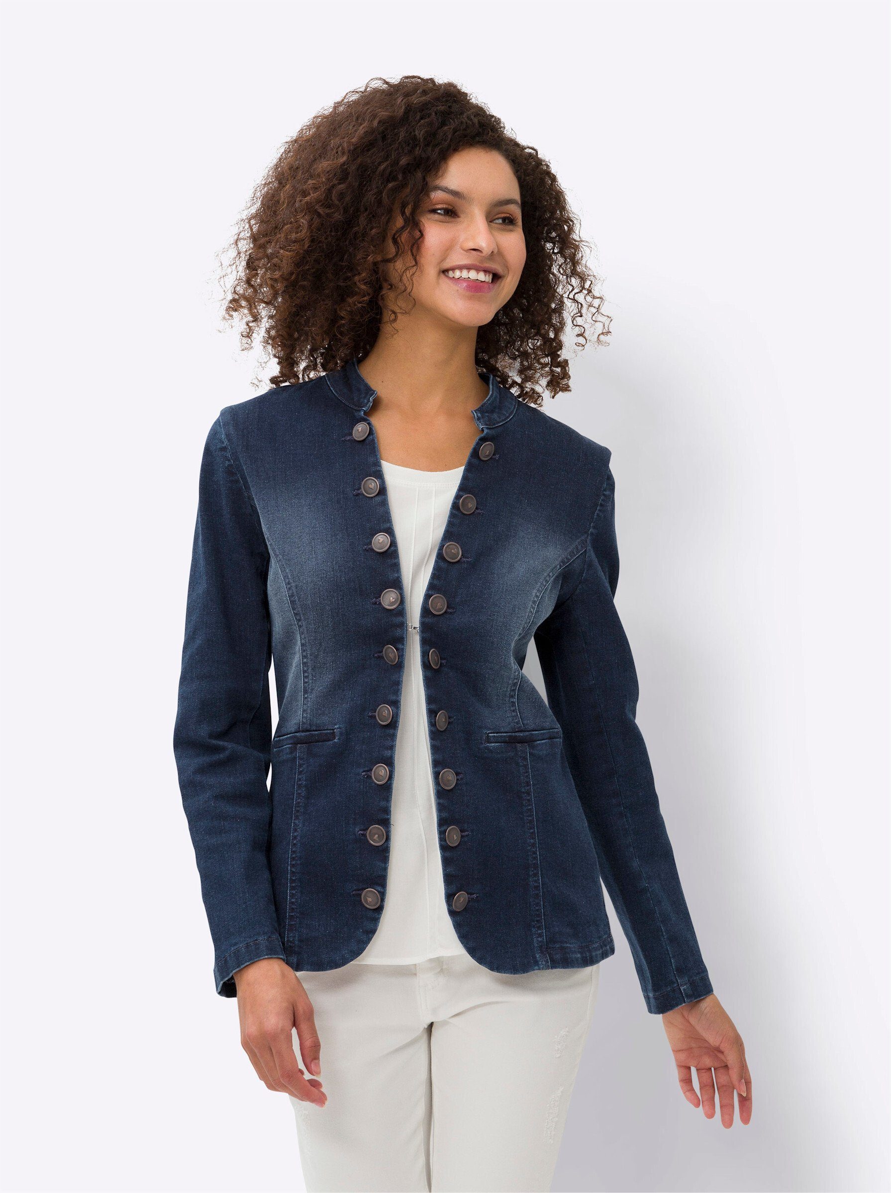 heine Blusenblazer Jeansblazer günstig online kaufen