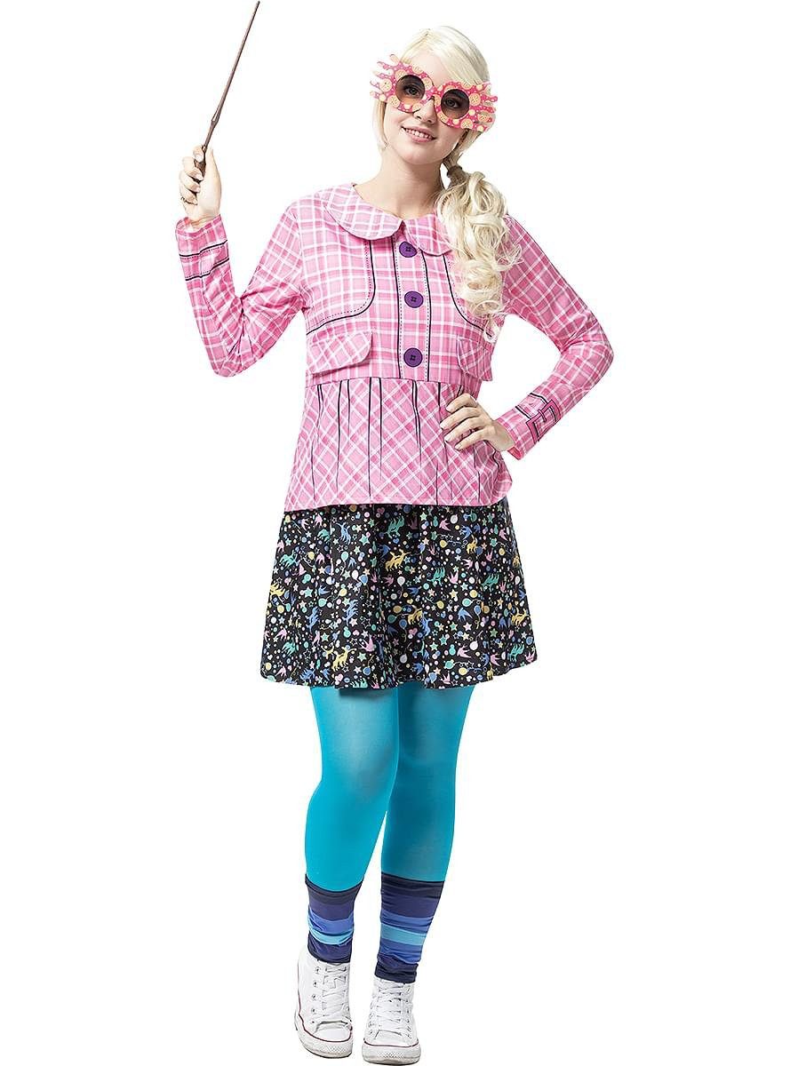 Funidelia Zauberer-Kostüm Harry Potter – Luna Lovegood Kostüm, Die eigenwillige Kleidung der exentrischen Zauberschülerin