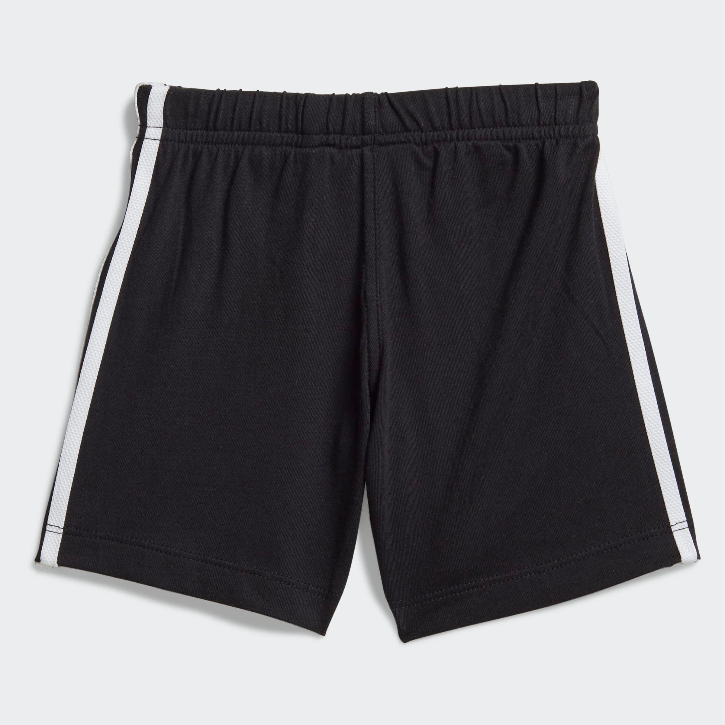 (Set) TREFOIL Shorts T-Shirt & Black / SHORTS UND SET White Originals adidas