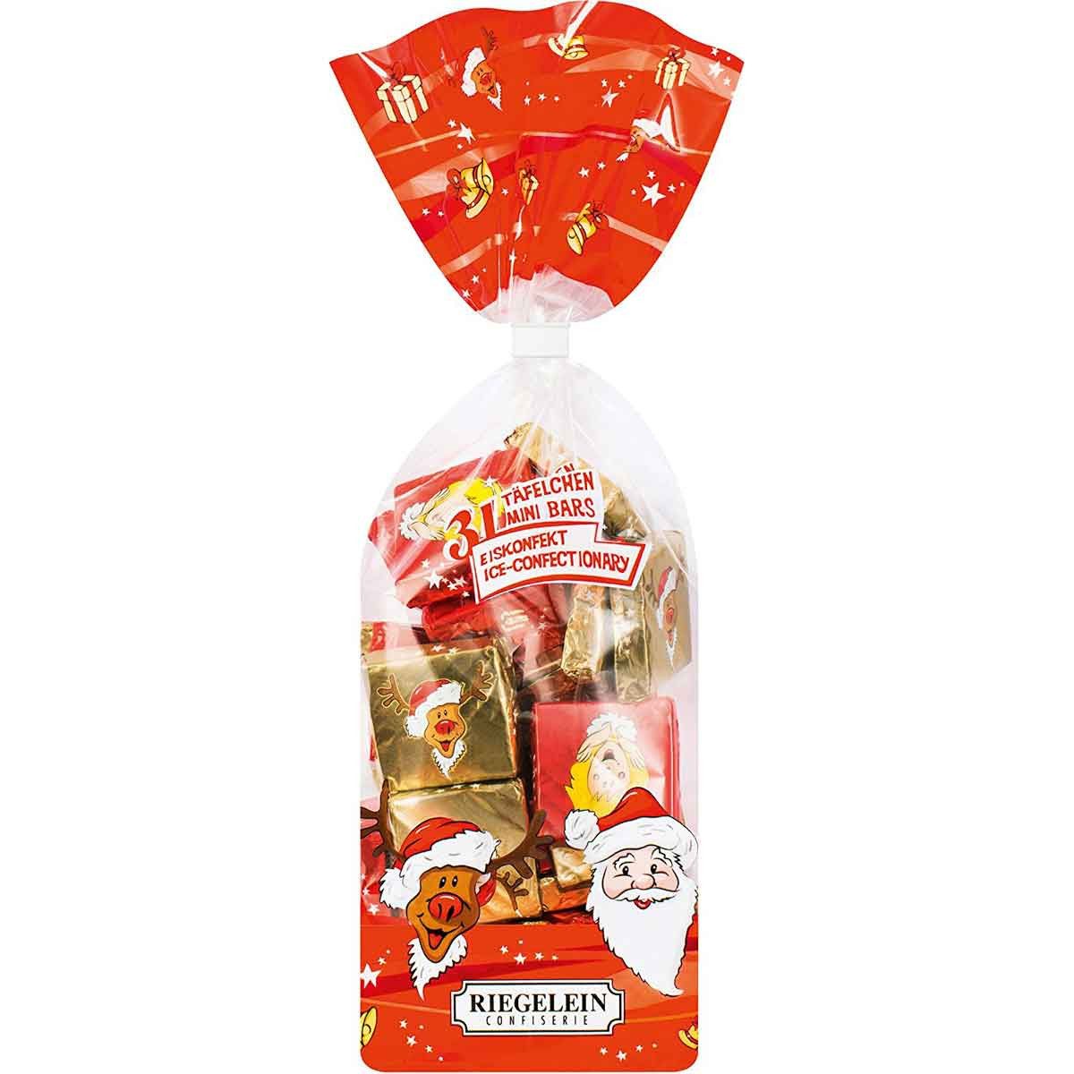 Riegelein Confiserie Schokolade, Riegelein Weihnachts Eiskonfekt aus feinster Vollmilchschokolade 250g