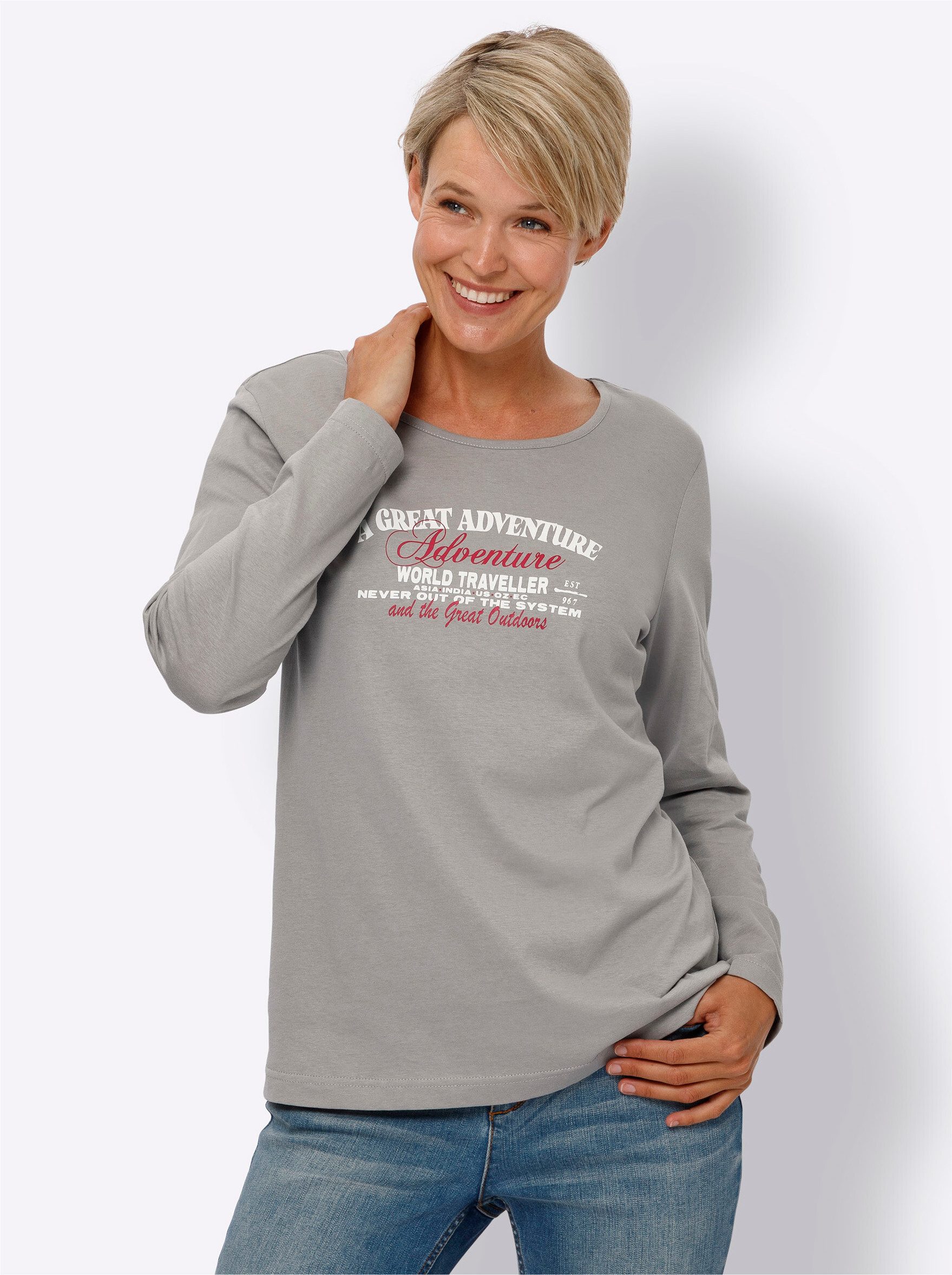Sieh an! T-Shirt Langarmshirt günstig online kaufen