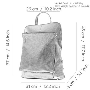 modamoda de Rucksack T141v3, Echtleder Handmade in Italy