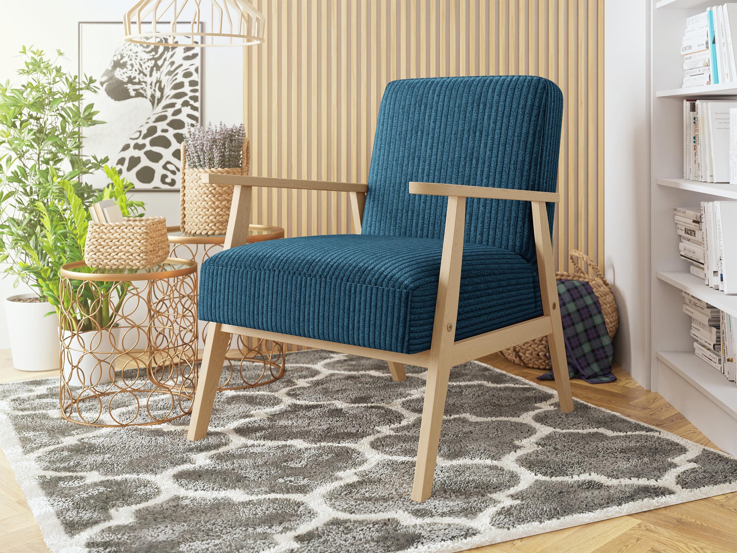 MIRJAN24 Sessel Retro Cord (mit Wellenfeder), günstig online kaufen