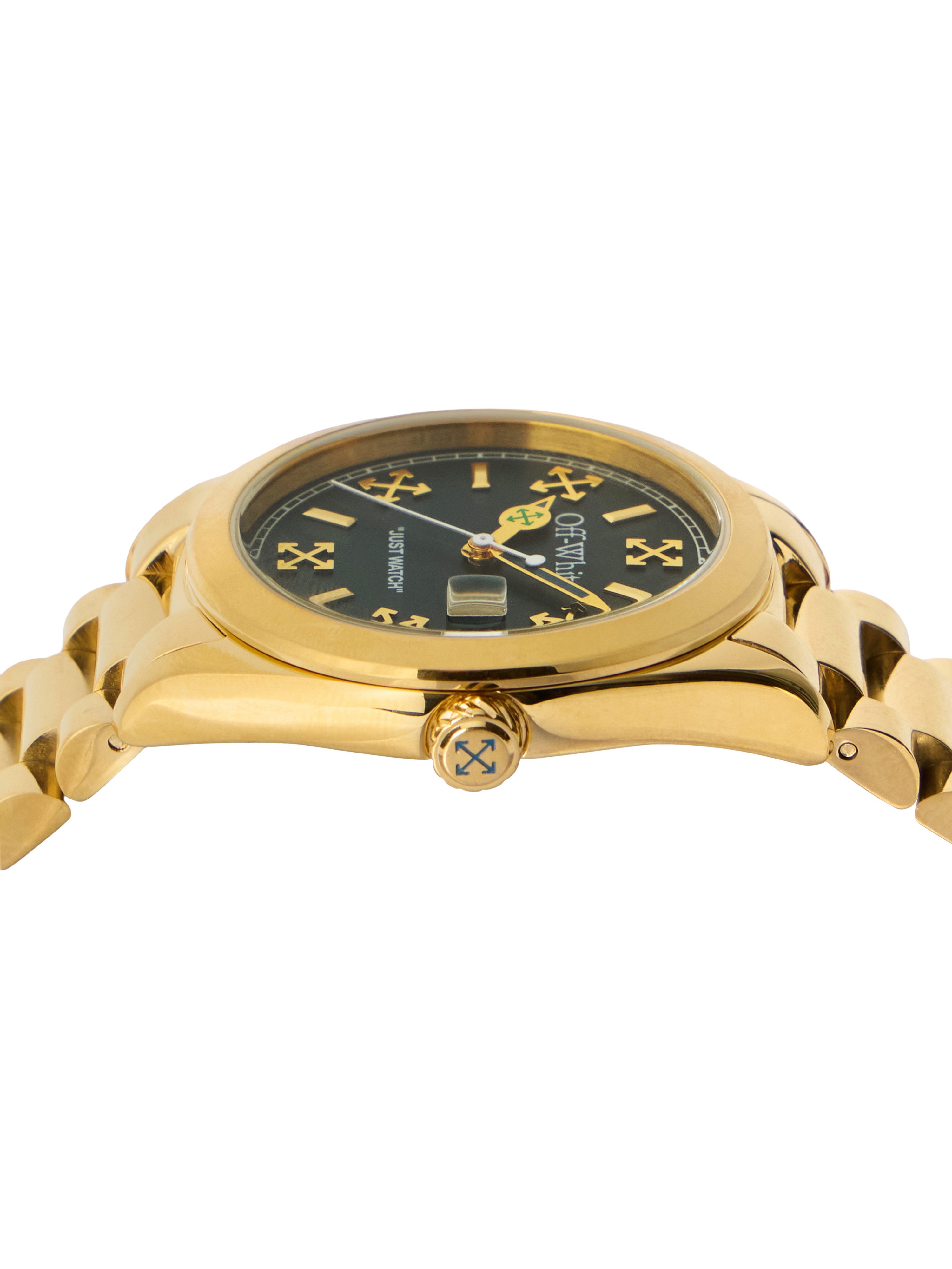 OFF-WHITE Quarzuhr CROSSING OW1L036M0065, Armbanduhr, Damenuhr, Edelstahlarmband, analog, Tag