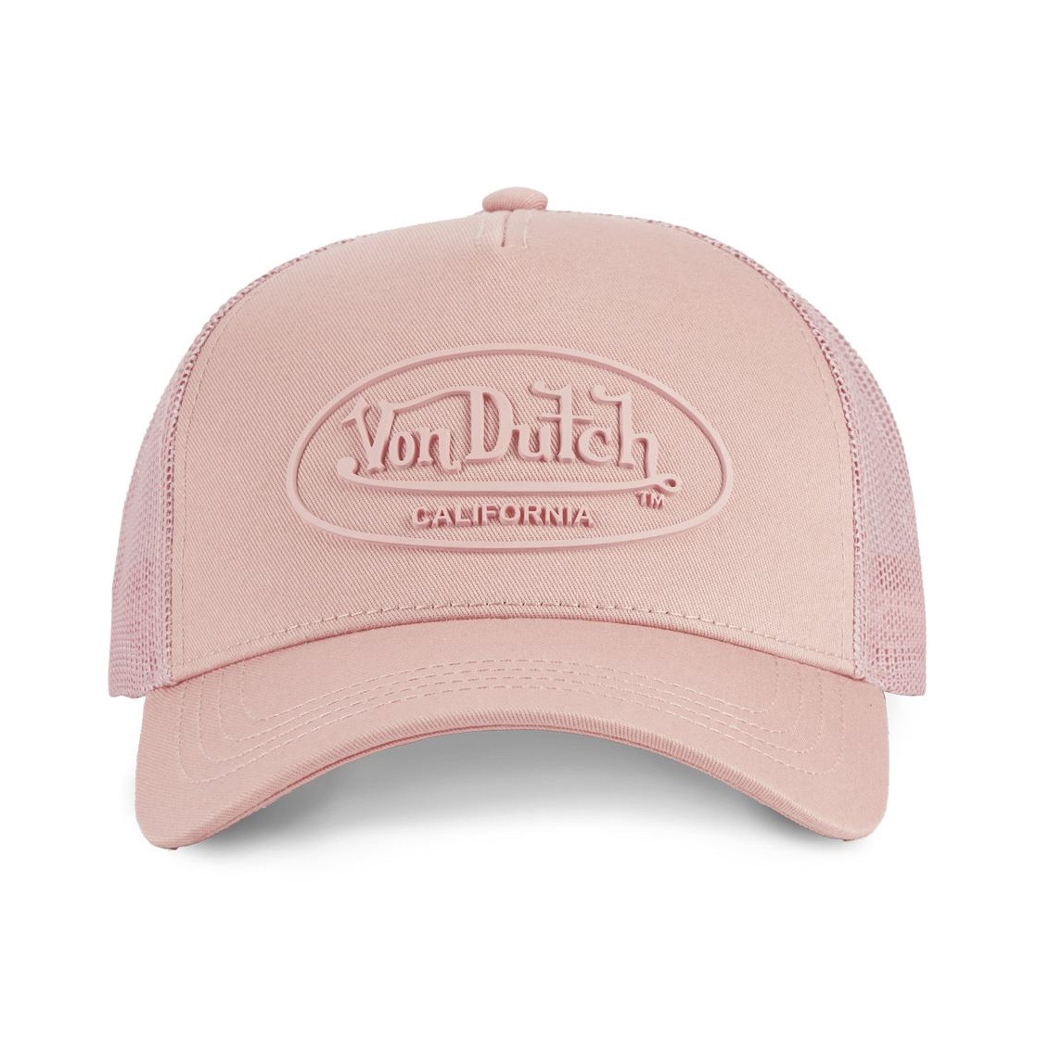 Von Dutch Trucker Cap Von Dutch Originals Trucker Cap - CALIFORNIA Twill Rubber T/T (Basecap, Basecap, Meshcap, Trucker Kappe)