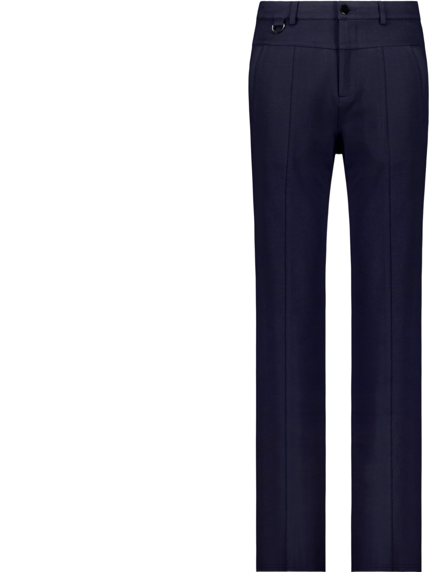 Monari Stoffhose blau,Casual,Viskose,Unifarben,Straight Leg,Mittel