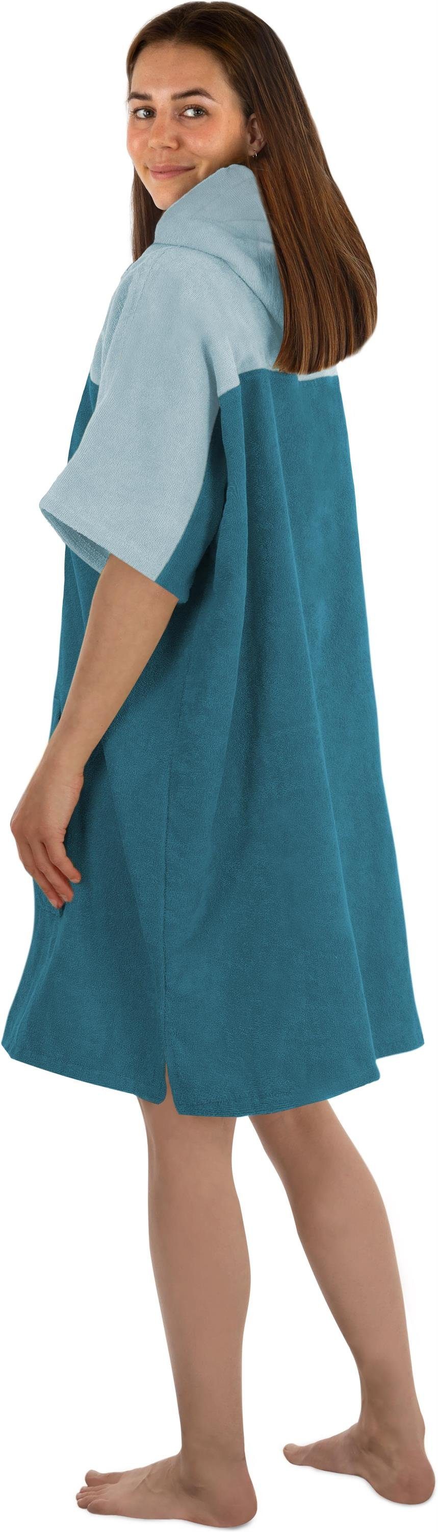 normani Badeponcho Damen Surfer Poncho Kuta, Bio-Baumwolle, Kapuze, Schlupf, Badeponcho aus 100 % saugstarker Bio-Baumwolle – Bild 3 von 5