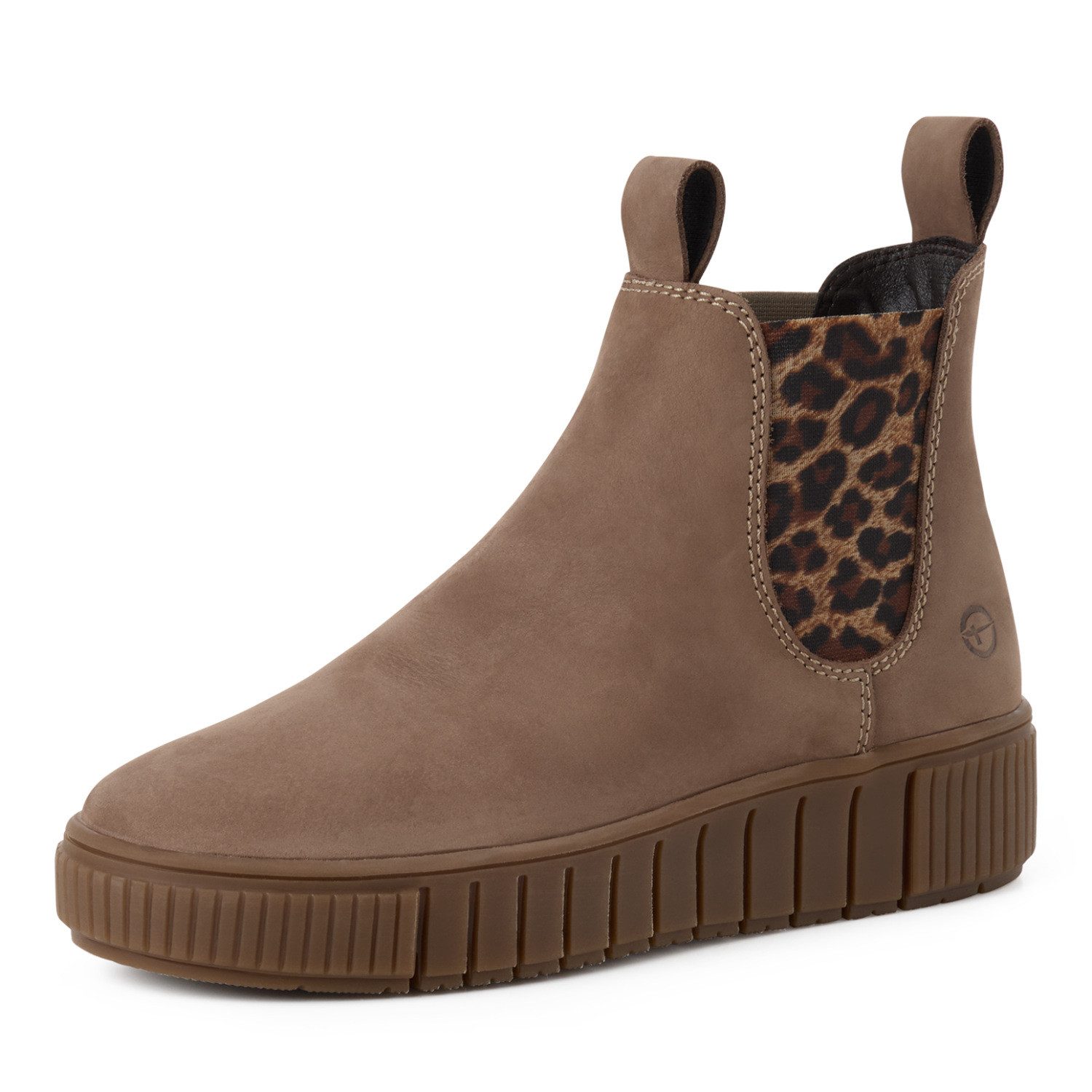 Tamaris Chelseaboots Plateaus, Herbstboots mit zwei Anziehlaschen