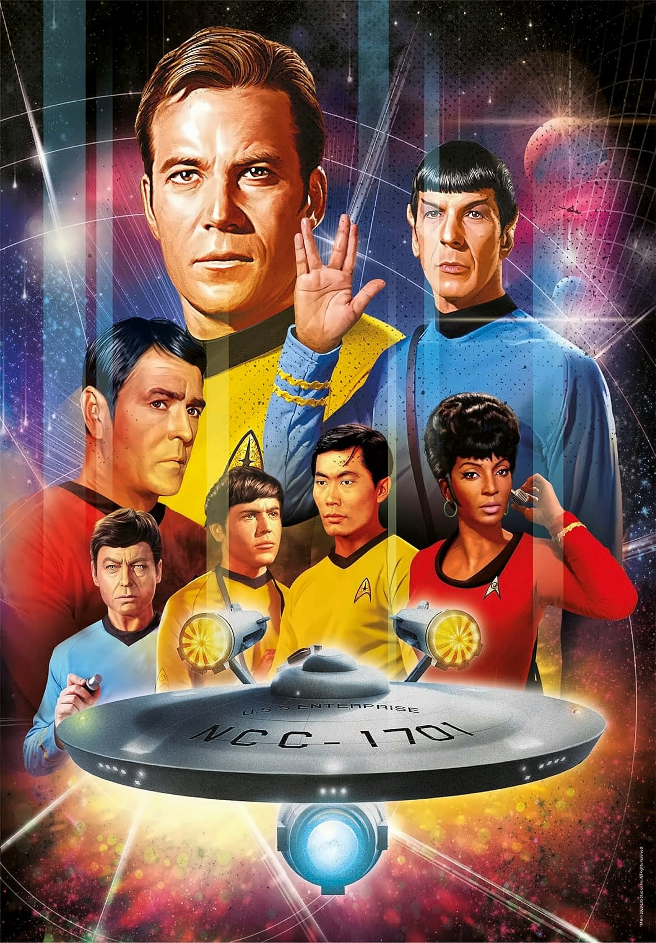 Clementoni® Puzzle Clementoni - Star Trek, 500 Teile, Puzzleteile günstig online kaufen