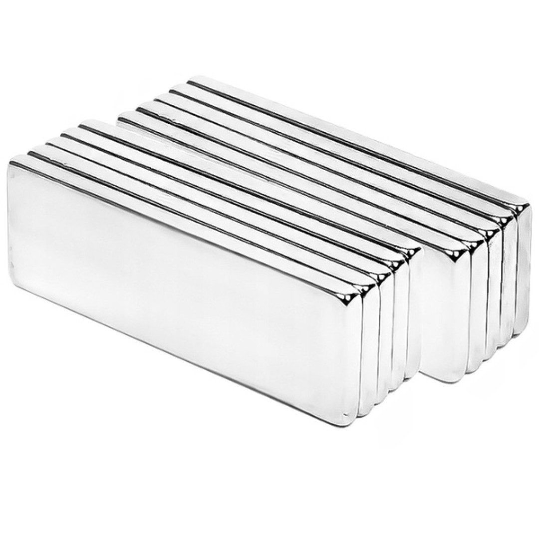 RACEL Magnet Neodym Magnete N52 extra stark Rund/Rechteck 10 Stk hohe Haftkraft (Packung), Ultra stark & kompakt