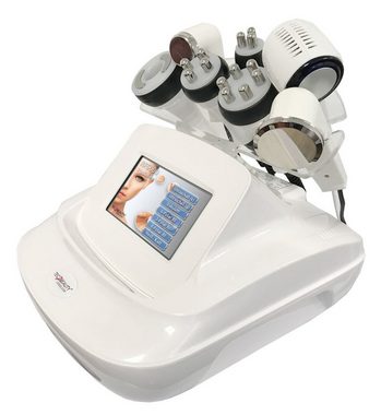 Tec2Beauty Beauty-Multigerät Ultraschall/Radiofrequenz & Kalt/Heiß - Faltenbehandlung Kosmetik, 7-tlg.