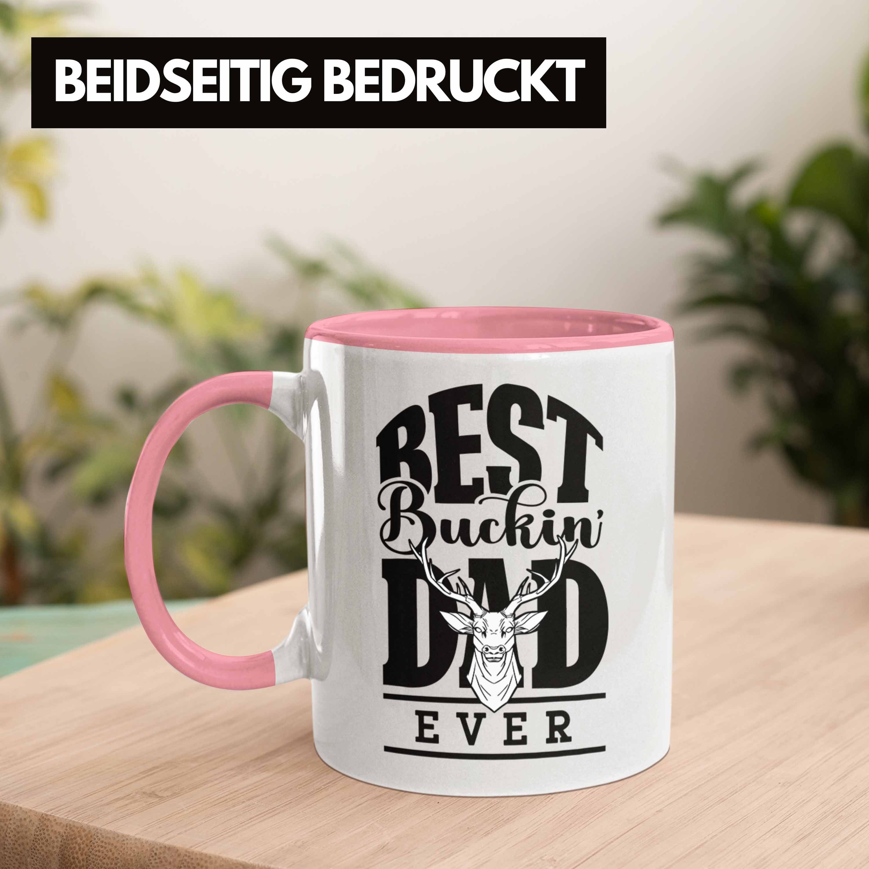 Ever" Vater Tasse Trendation Vatertag Geschenk "Best Rosa Dad Buckin Jäger-Tasse