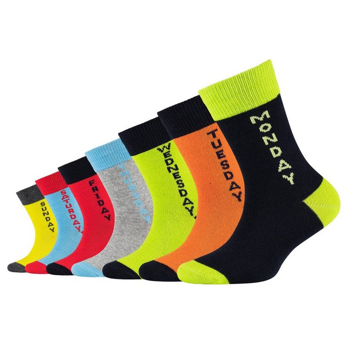 Camano Socken Kinder-Socken 7 Paar Uni