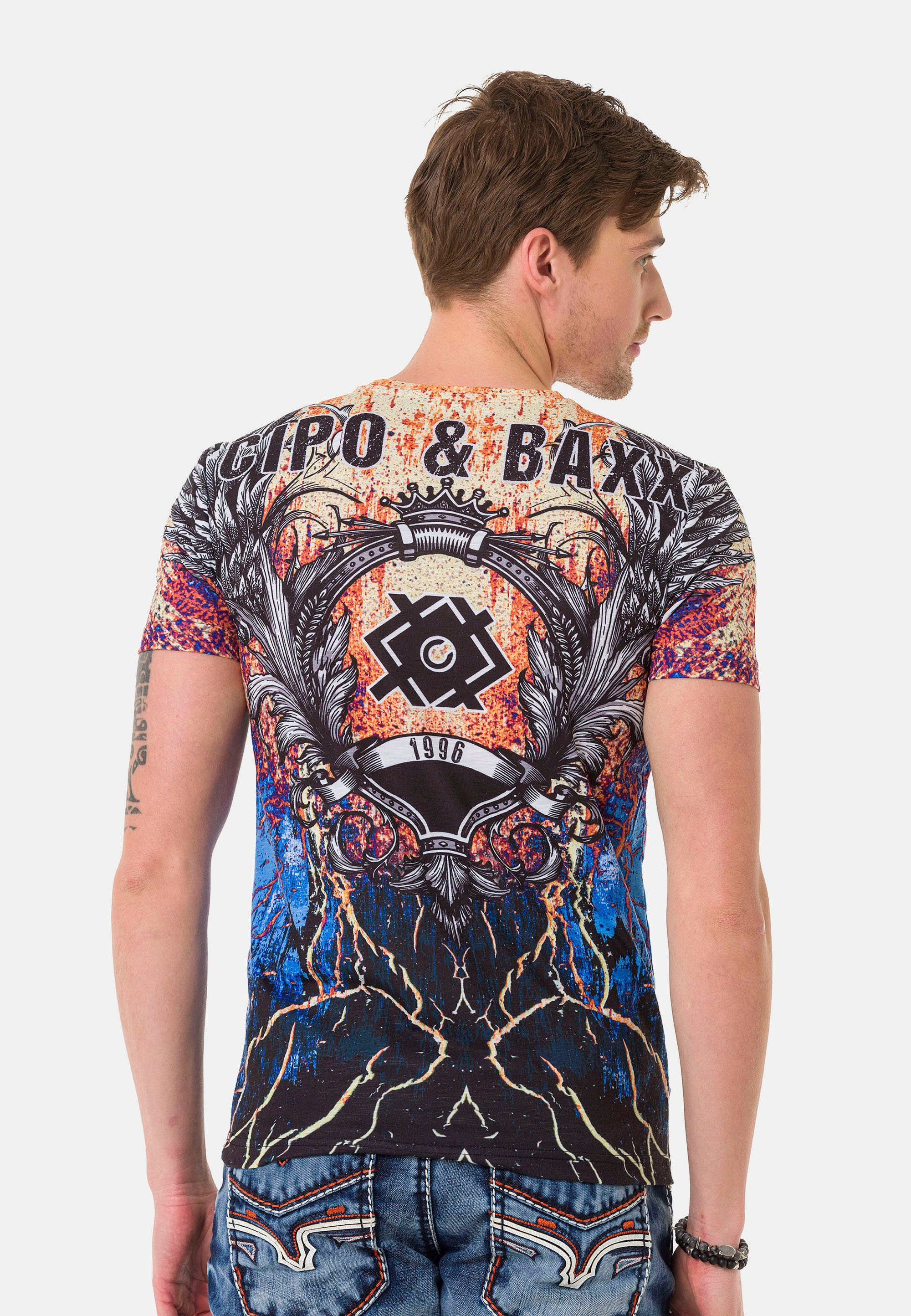 coolem Allover-Print Cipo & Baxx mit T-Shirt