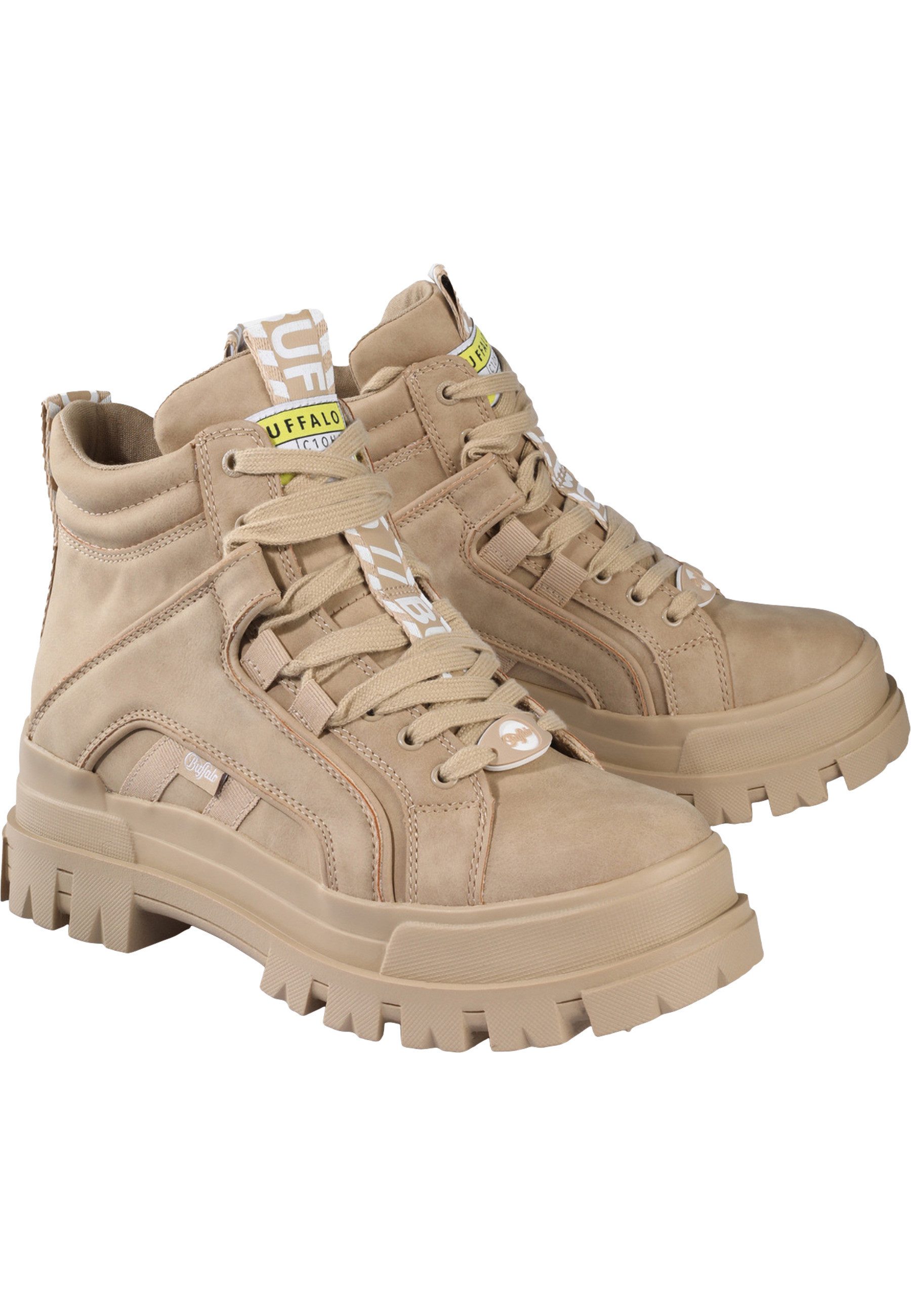 Buffalo Buffalo Aspha Nc Mid -Vegan Nappa Stiefel
