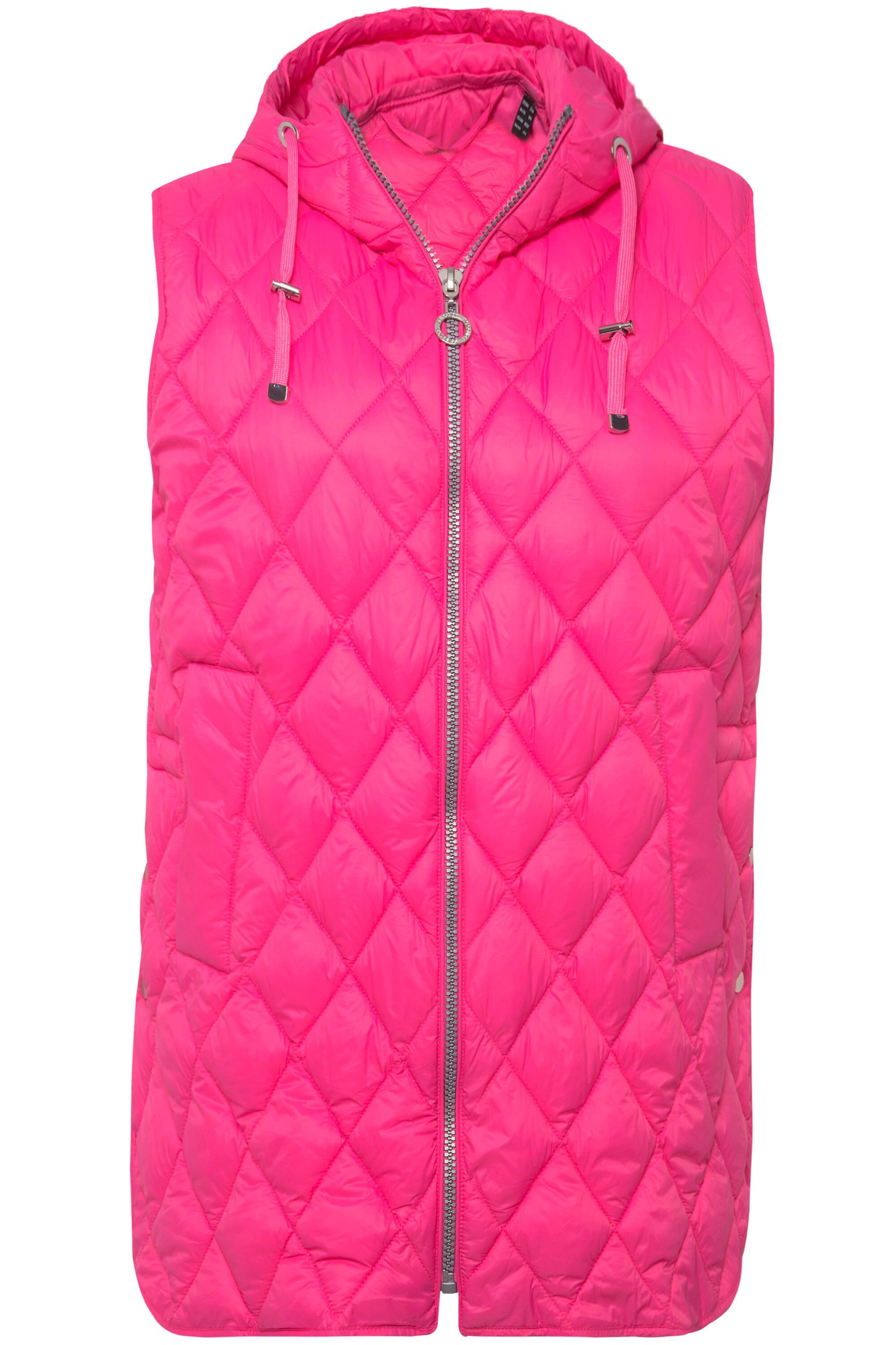 Ulla Popken Steppweste Steppweste Zipper Tunnelzug günstig online kaufen