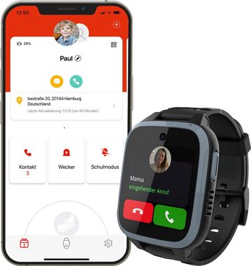 Xplora XG03 Kinder Smartwatch (3,3 cm/1,3 Zoll, RTOS), inkl. Connect Sim Karte & Panzerglass Displayschutz