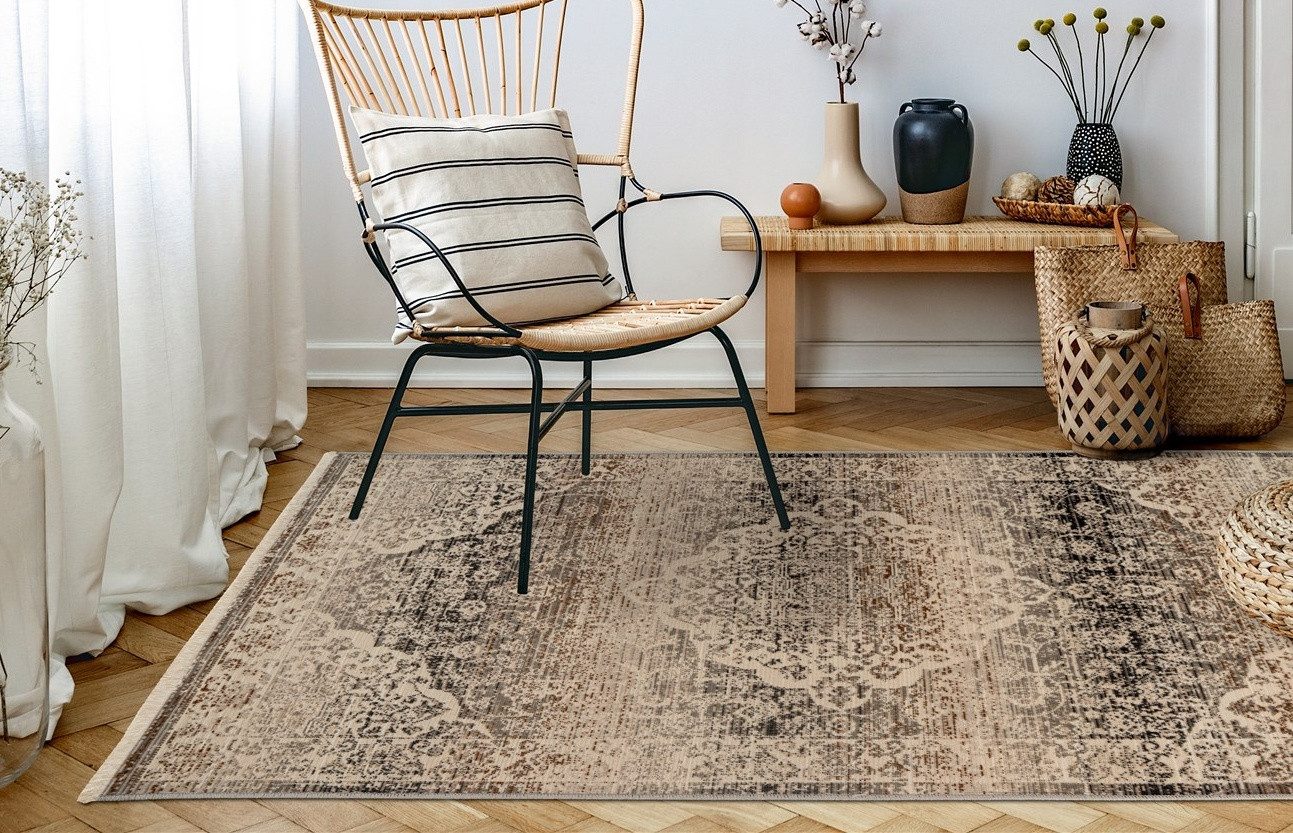 Kayoom Teppich Charu 700, rechteckig, Höhe: 3,5 mm