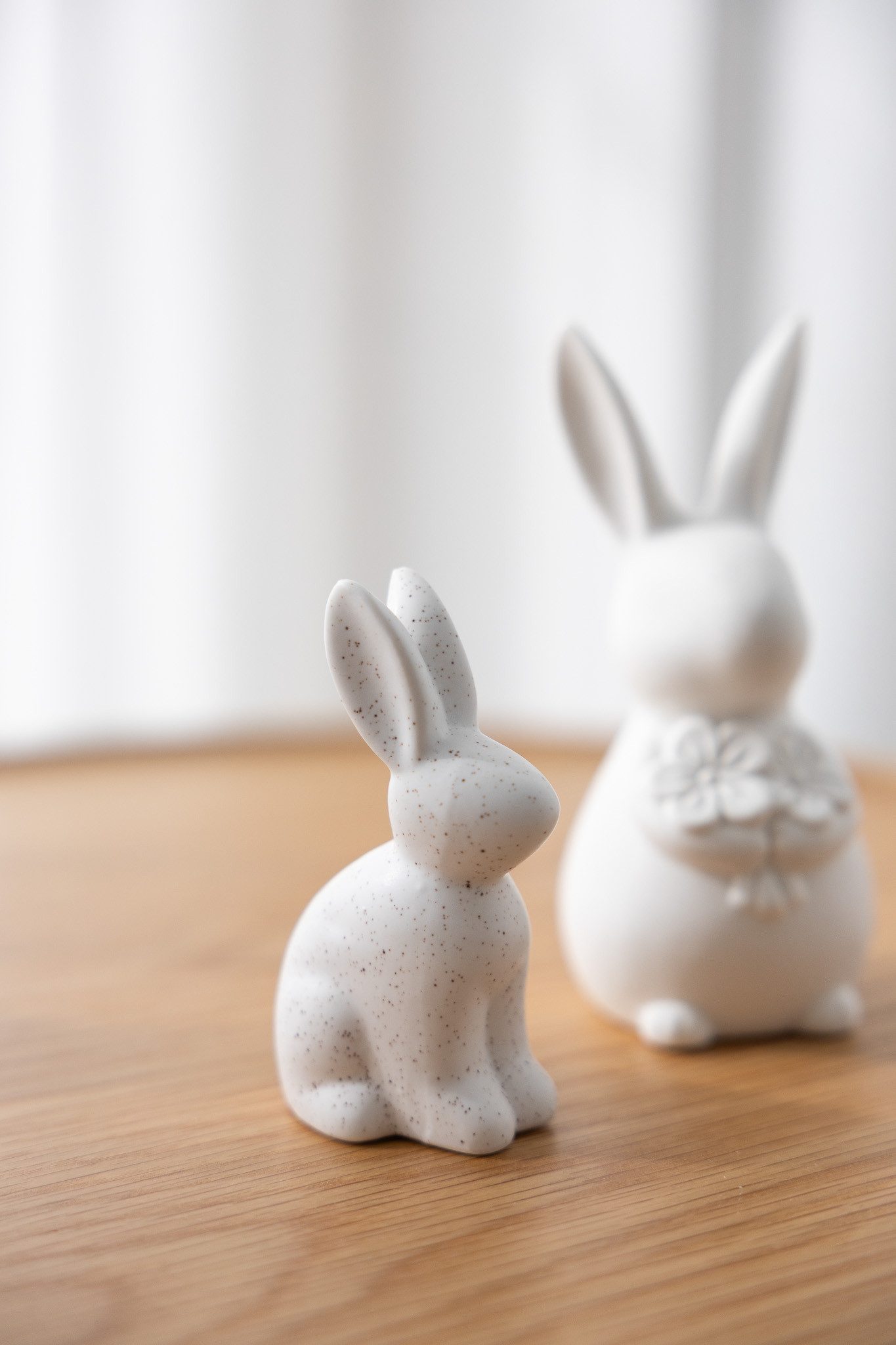 Storefactory Dekofigur Keramik-Hase Ralf Natur – Dekofigur in Beige/Braun, Skandinavisch