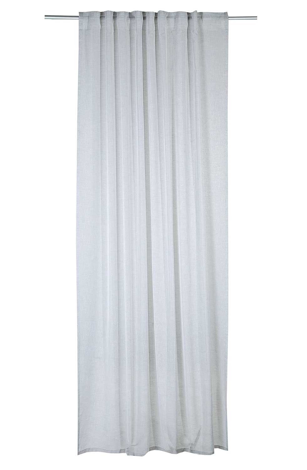 Gözze Vorhang Verdeckter Schlaufenschal PERU, 140 x 245 cm, verdeckte Schlaufen, halbtransparent