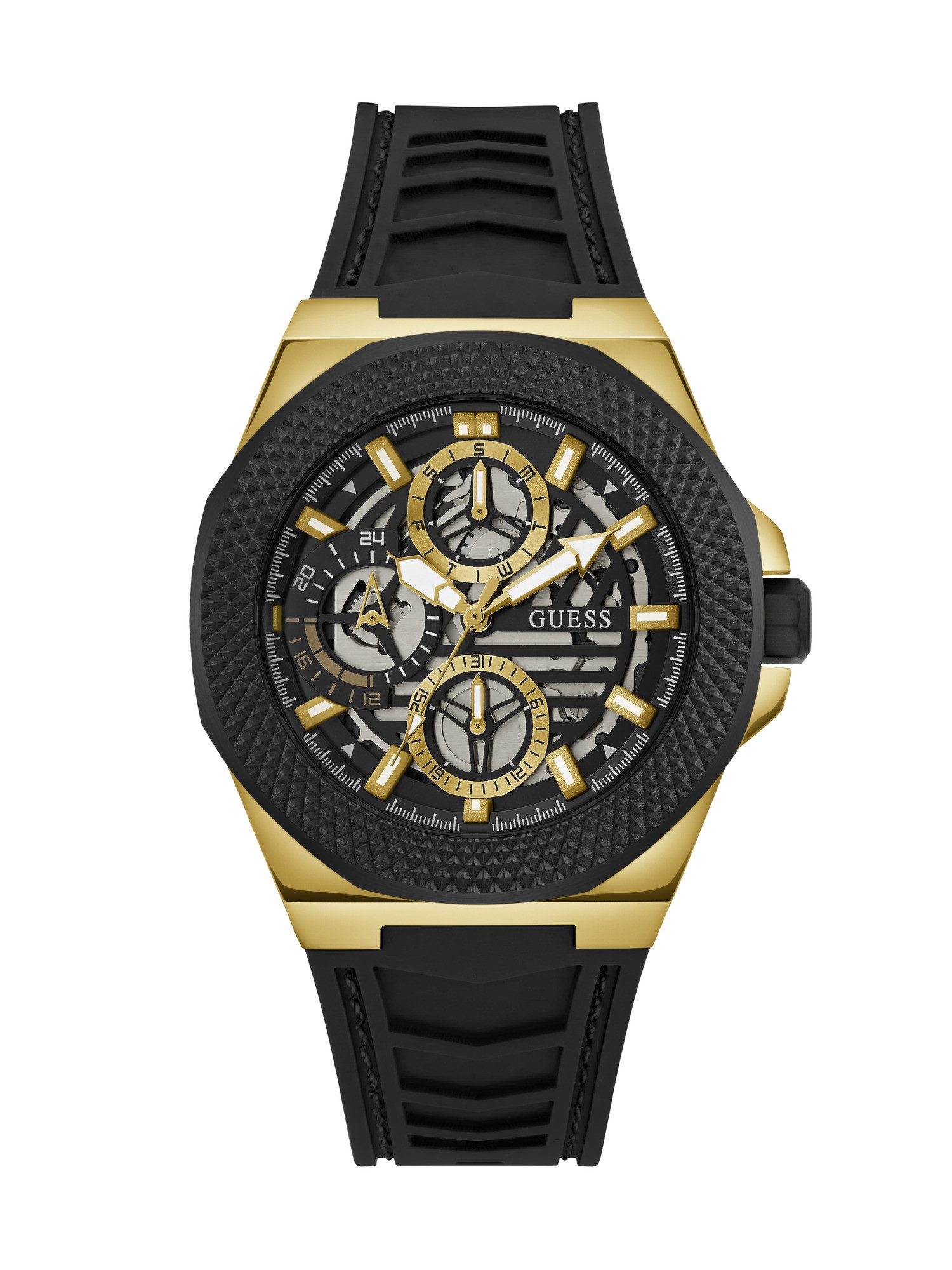 Guess Quarzuhr FRONT-RUNNER, (1-tlg), Multifunktionsuhr günstig online kaufen