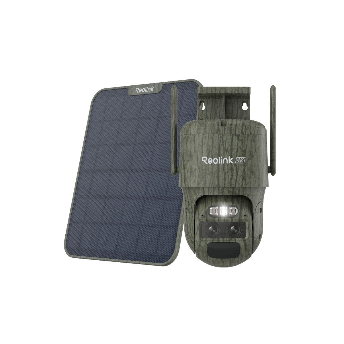 Reolink Überwachungskamera Trackmix LTE Dual-Objektiv (Außenbereich, Akkukamera 4G LTE, 4K 8MP, Auto-Zoom-Tracking, Pan&Tilt, Intelligente Erkennung)